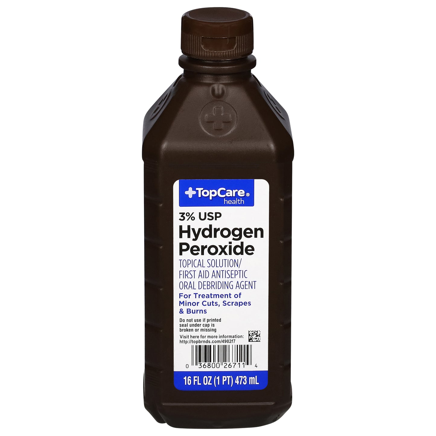 TopCare Health 3% USP Hydrogen Peroxide 16 fl oz