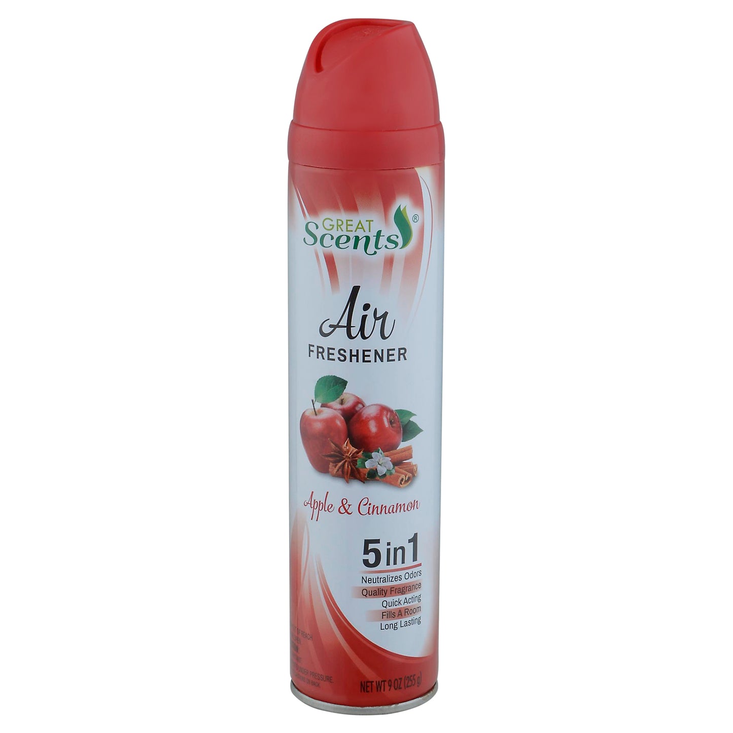 Great Scents 5 in 1 Apple & Cinnamon Air Freshener 9 oz