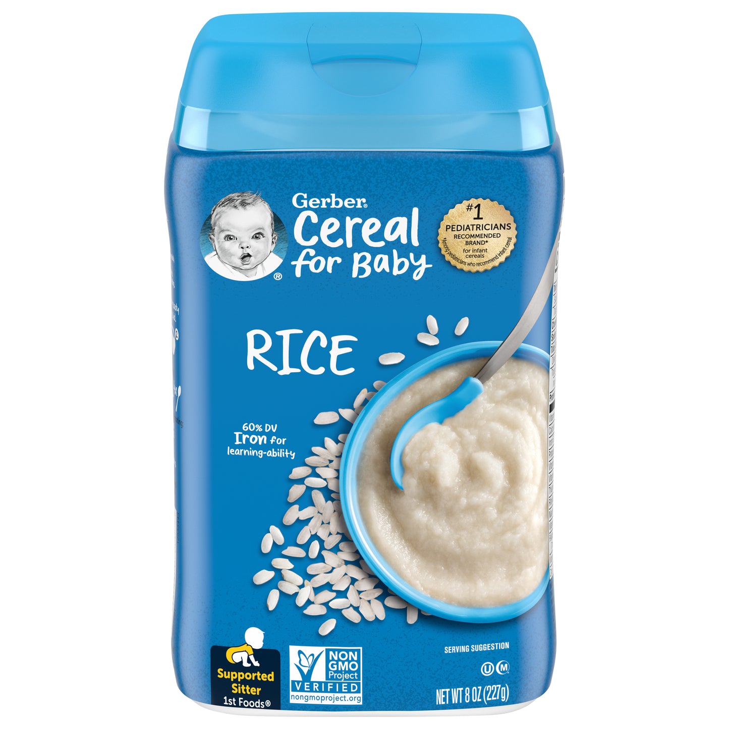 Gerber Cereal for Baby Sitter (1st Foods) Rice 8 oz