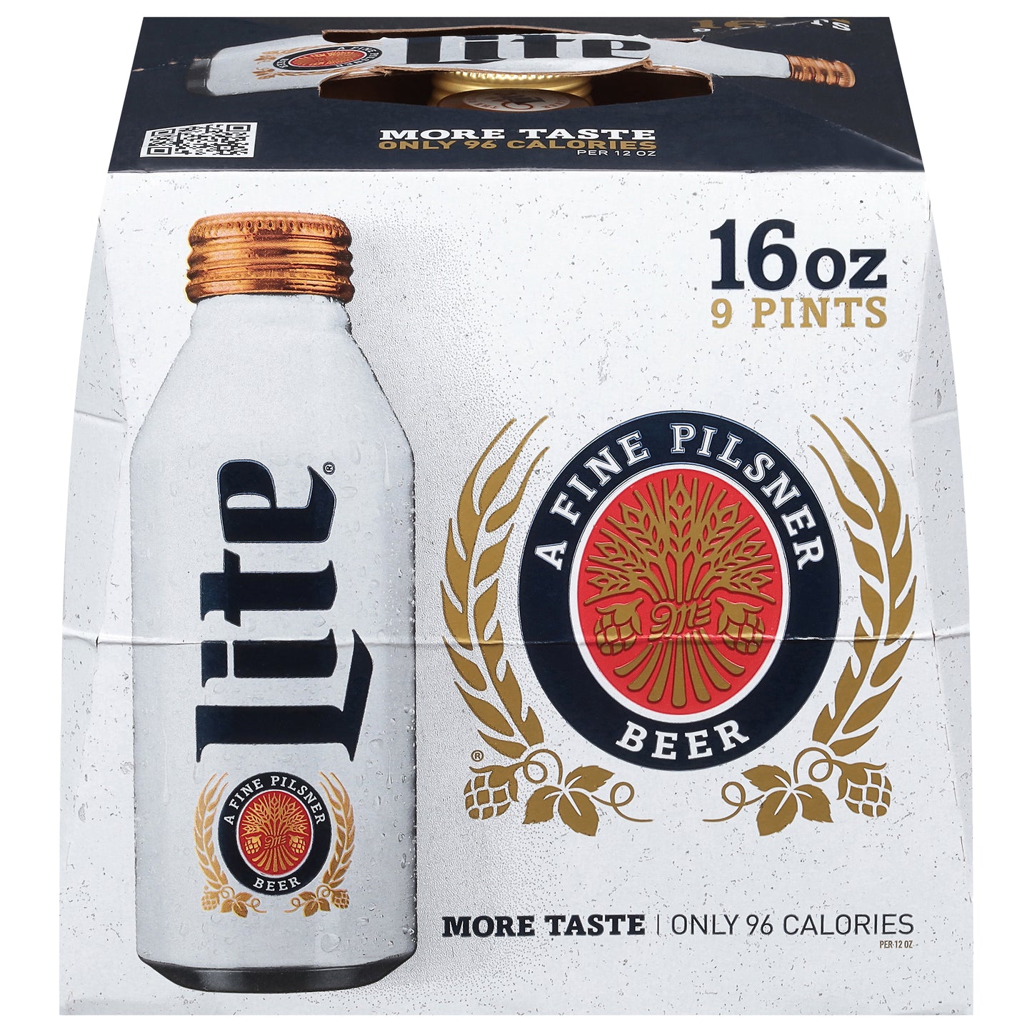 Miller Lite Pilsner Beer 9 - 16 oz Bottles