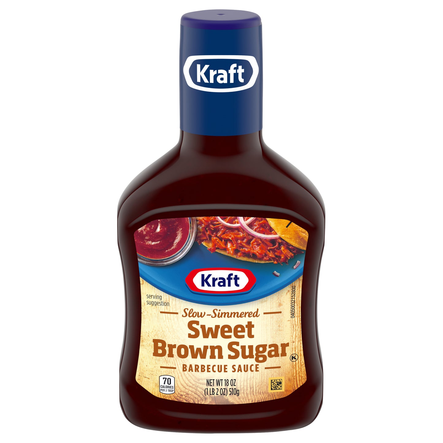 Kraft Sweet Brown Sugar Slow-Simmered Barbecue Sauce and Dip, 18 oz Bottle