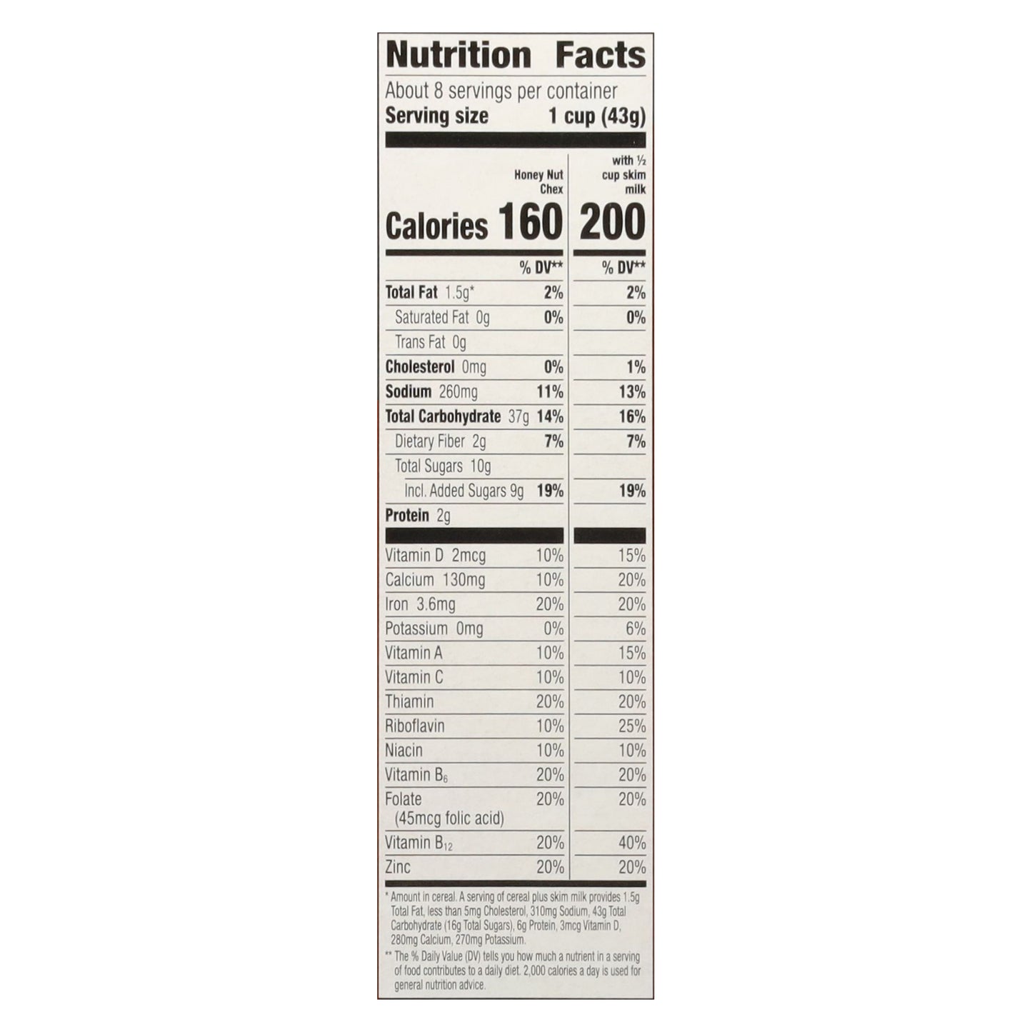 Chex Gluten Free Honey Nut Cereal 12.5 oz