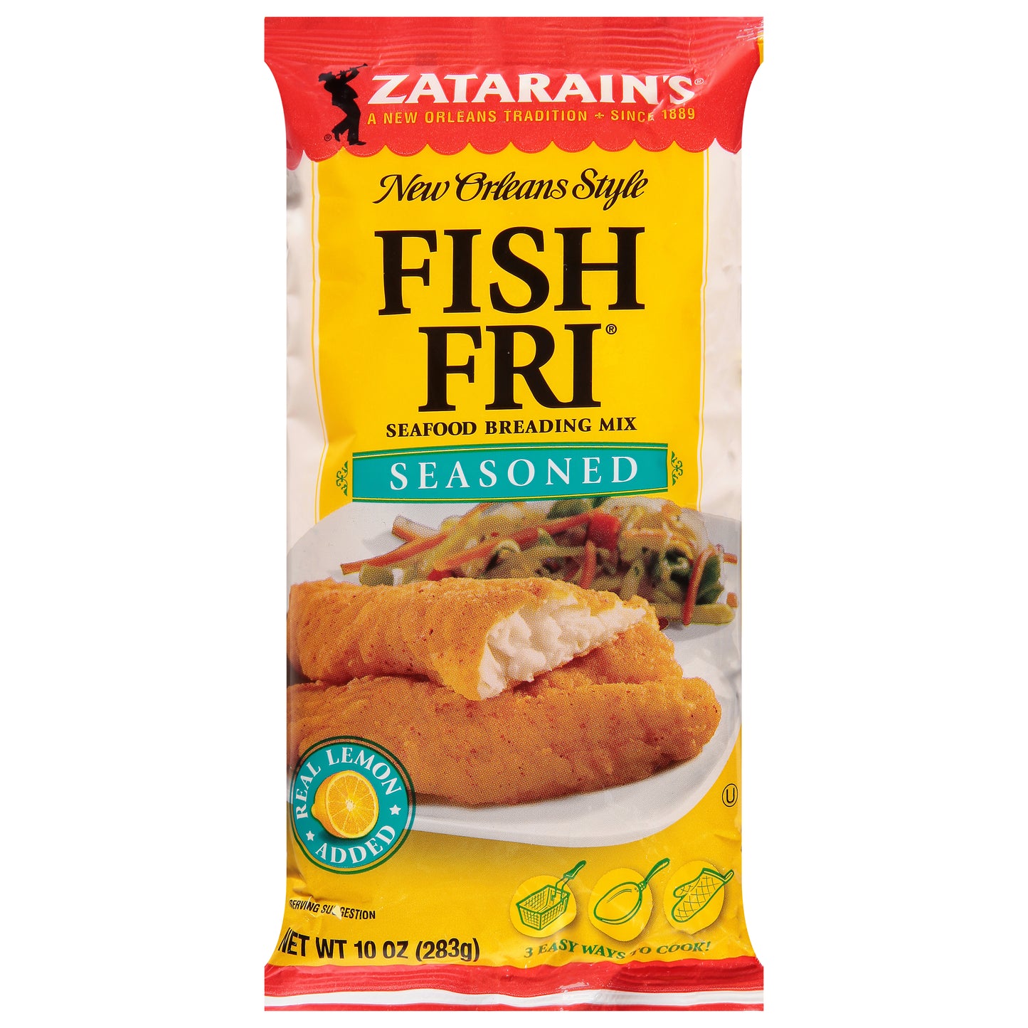 Zatarain's Fish Fri Seasoned Seafood Breading Mix 10 oz