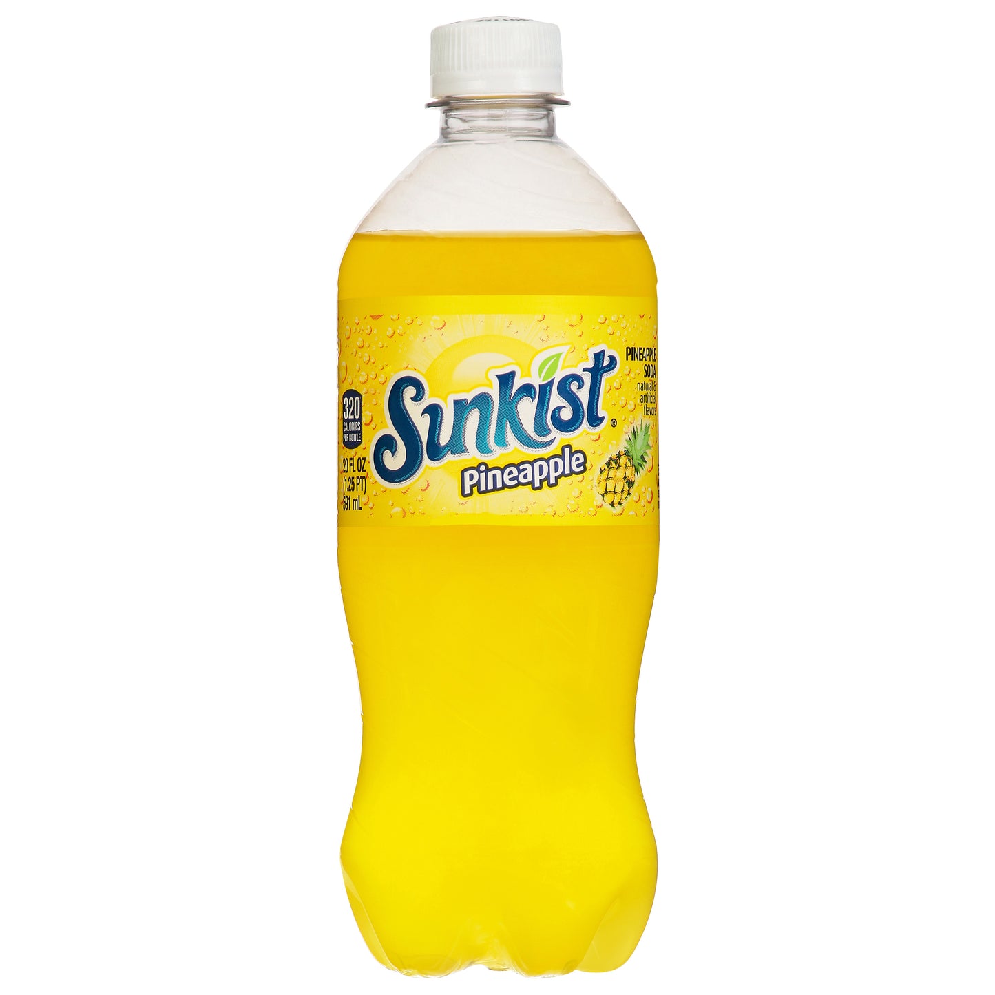Sunkist Pineapple Soda 20 fl oz