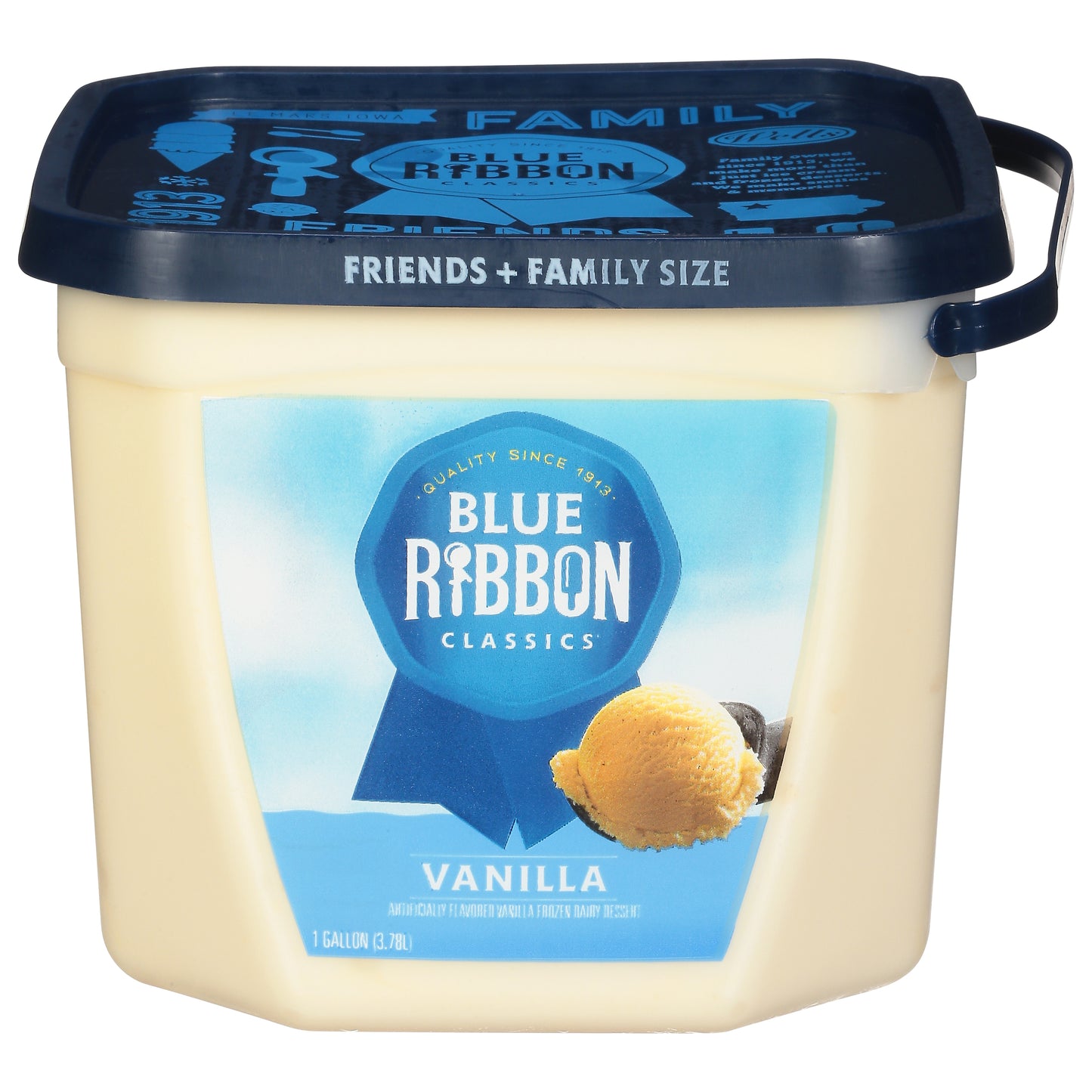 Blue Ribbon Classics Vanilla Frozen Dairy Dessert, 128 fl oz