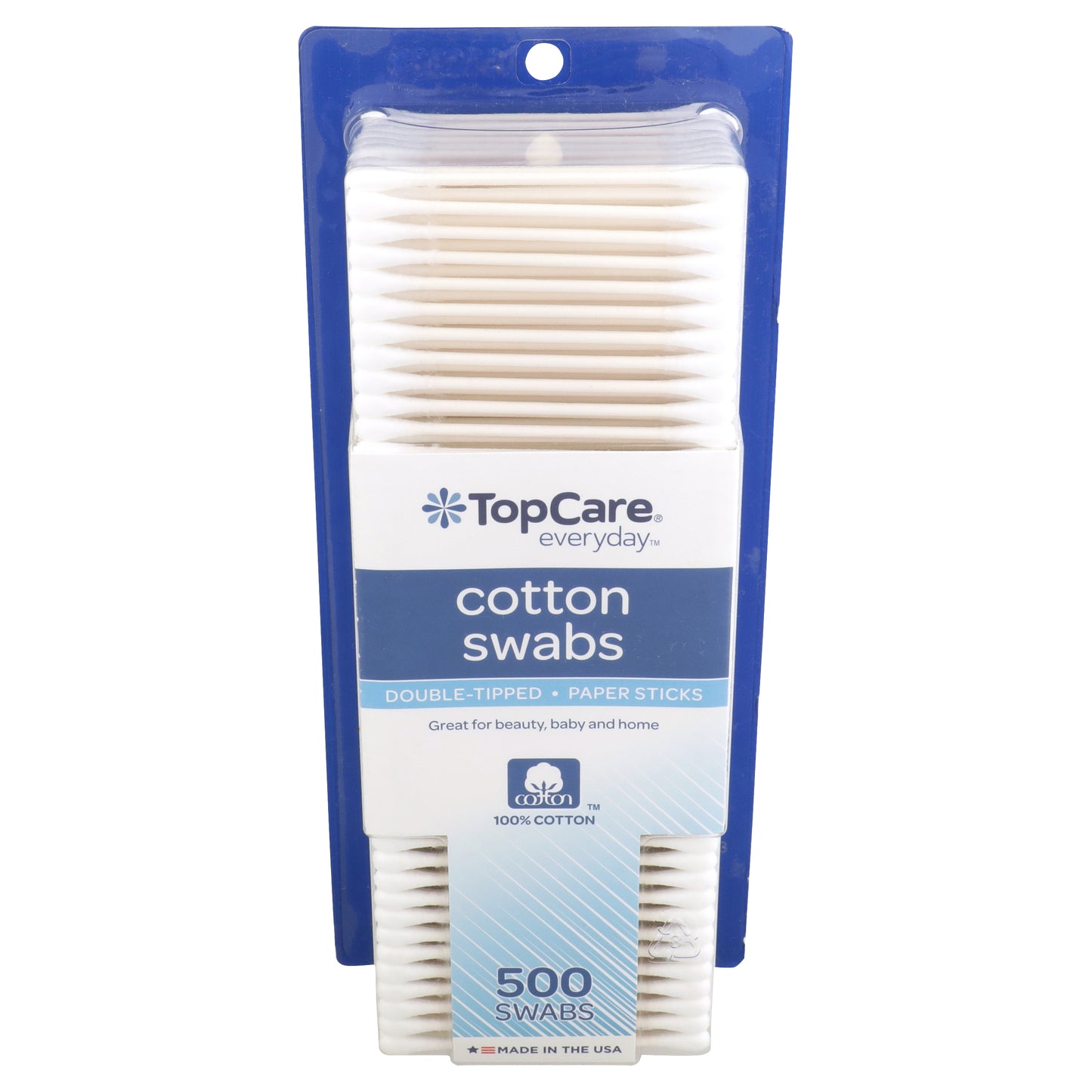 TopCare TOPCARE COTTON SWABS DOUBLE TIP 500 CT
