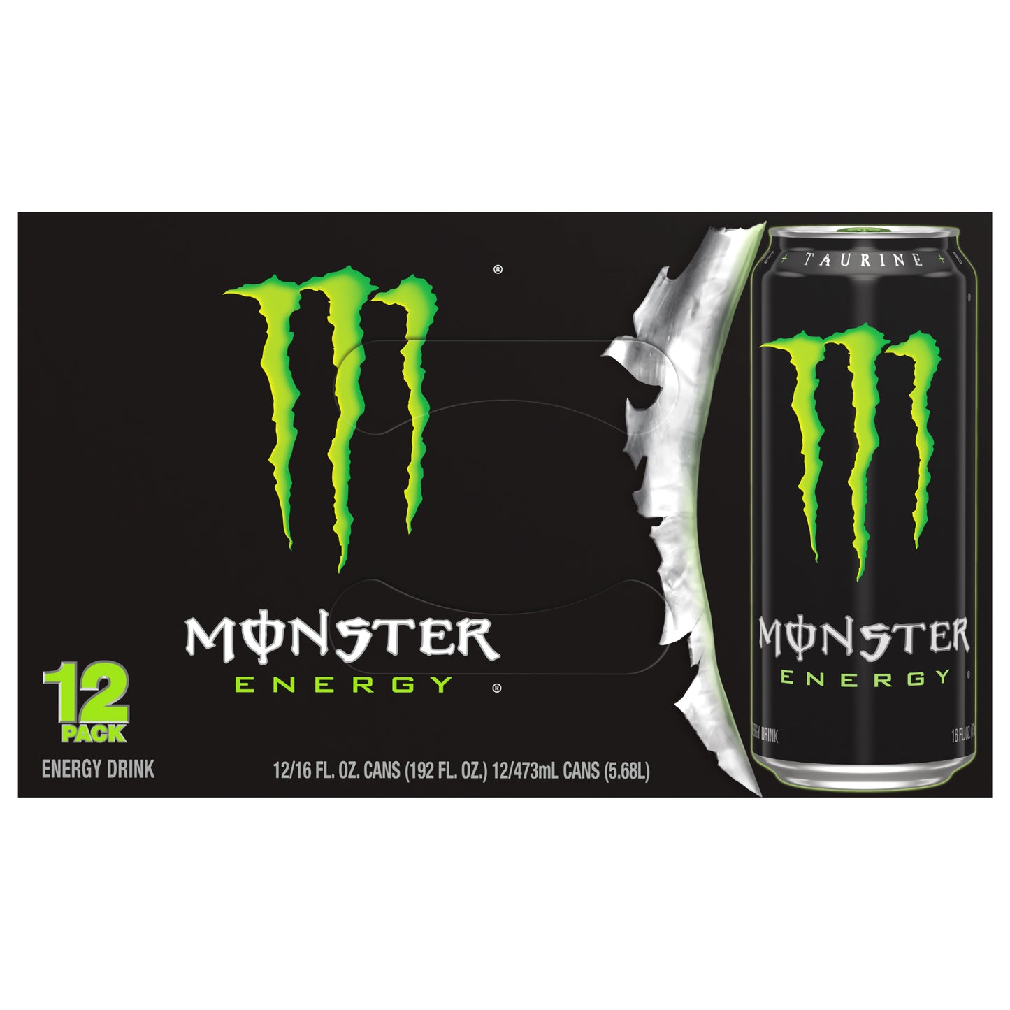 Monster Energy Energy Drink 12 - 16 fl oz Cans