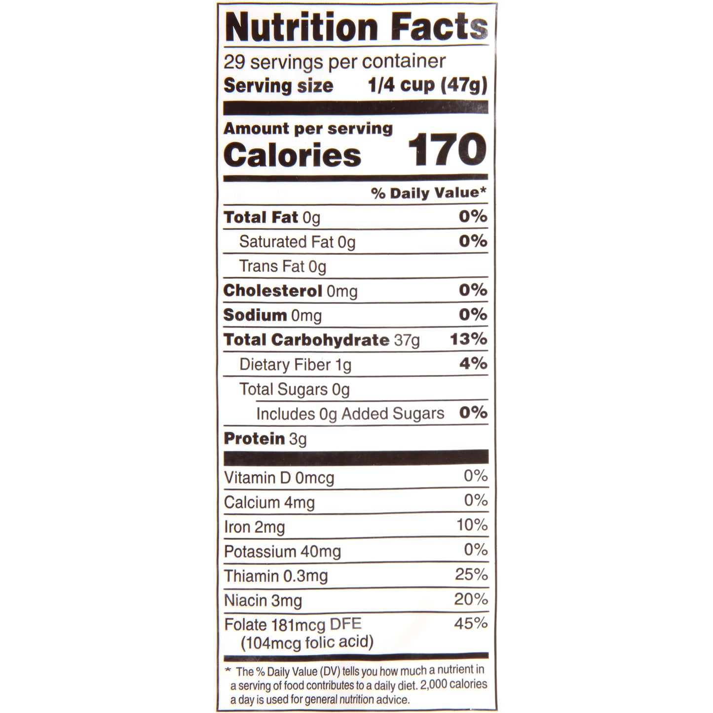 Enriched Medium Grain White Rice - NET WT 48 0Z (3LB) 1.36kg