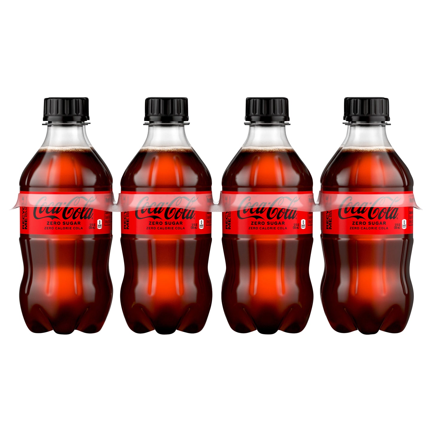 Coca-Cola Zero Sugar Bottles, 12 fl oz, 8 Pack
