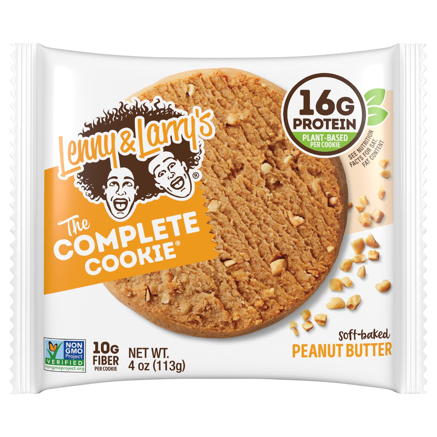 Lenny & Larry's The Complete Cookie®, Peanut Butter, 4oz- 12ct
