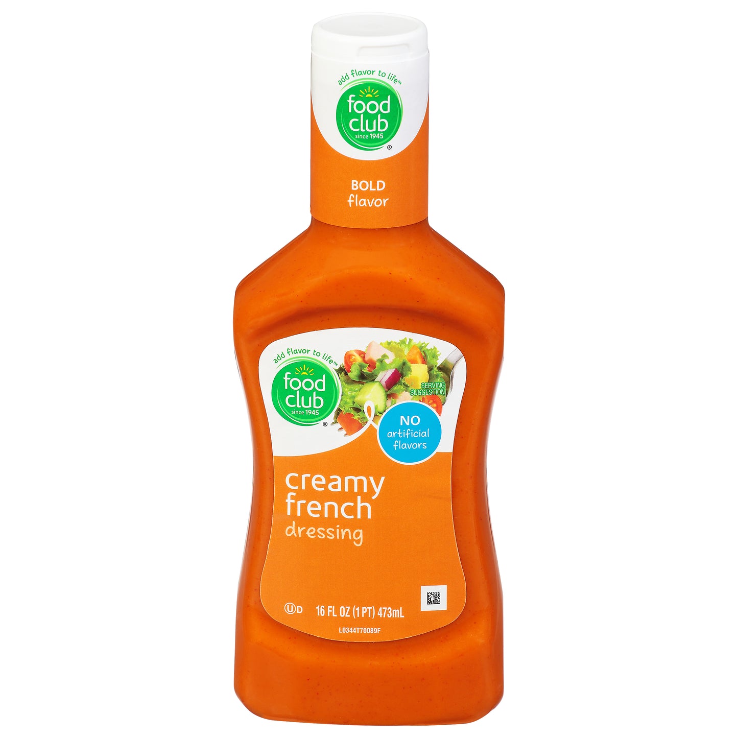 Food Club Creamy French Dressing 16 fl oz
