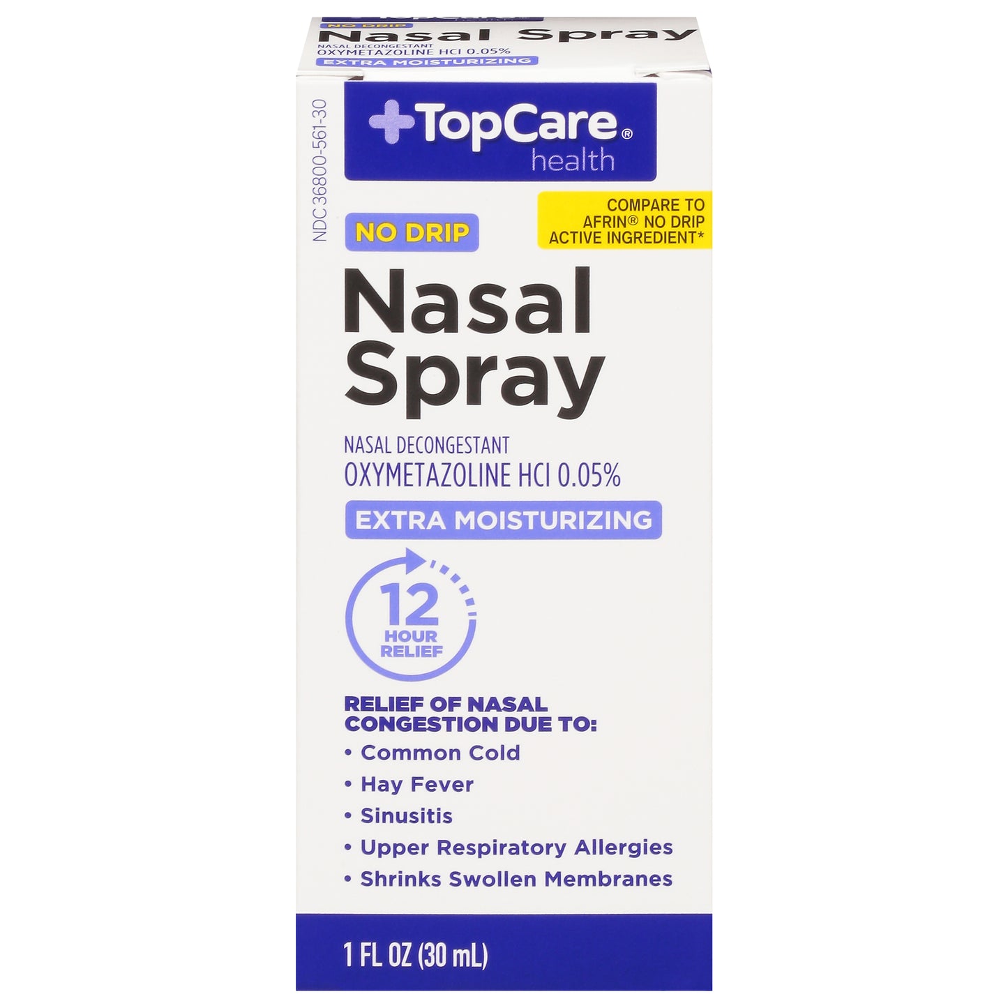TopCare Health Extra Moisturizing No Drip Nasal Spray 1 fl oz