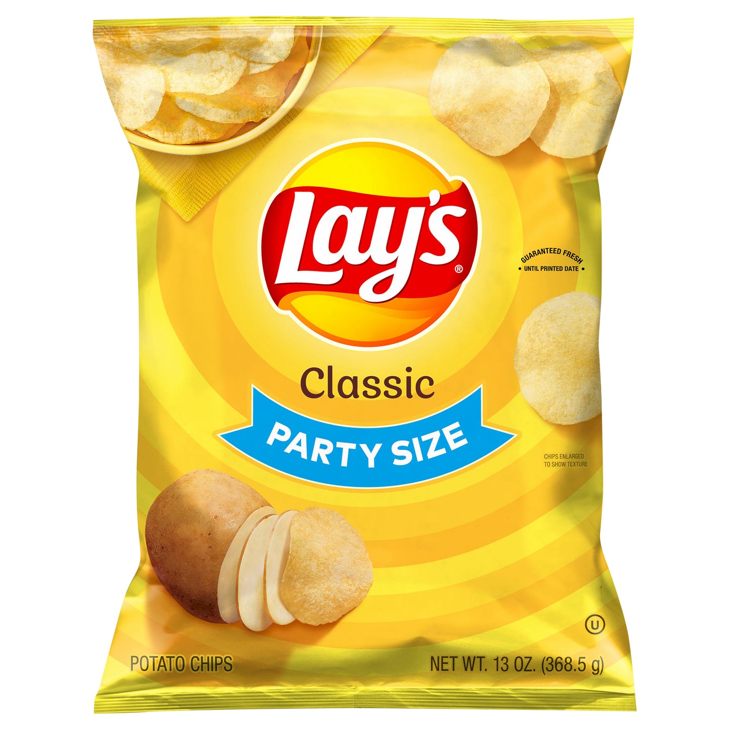 Lay's Potato Chips Classic 13 Oz Party Size