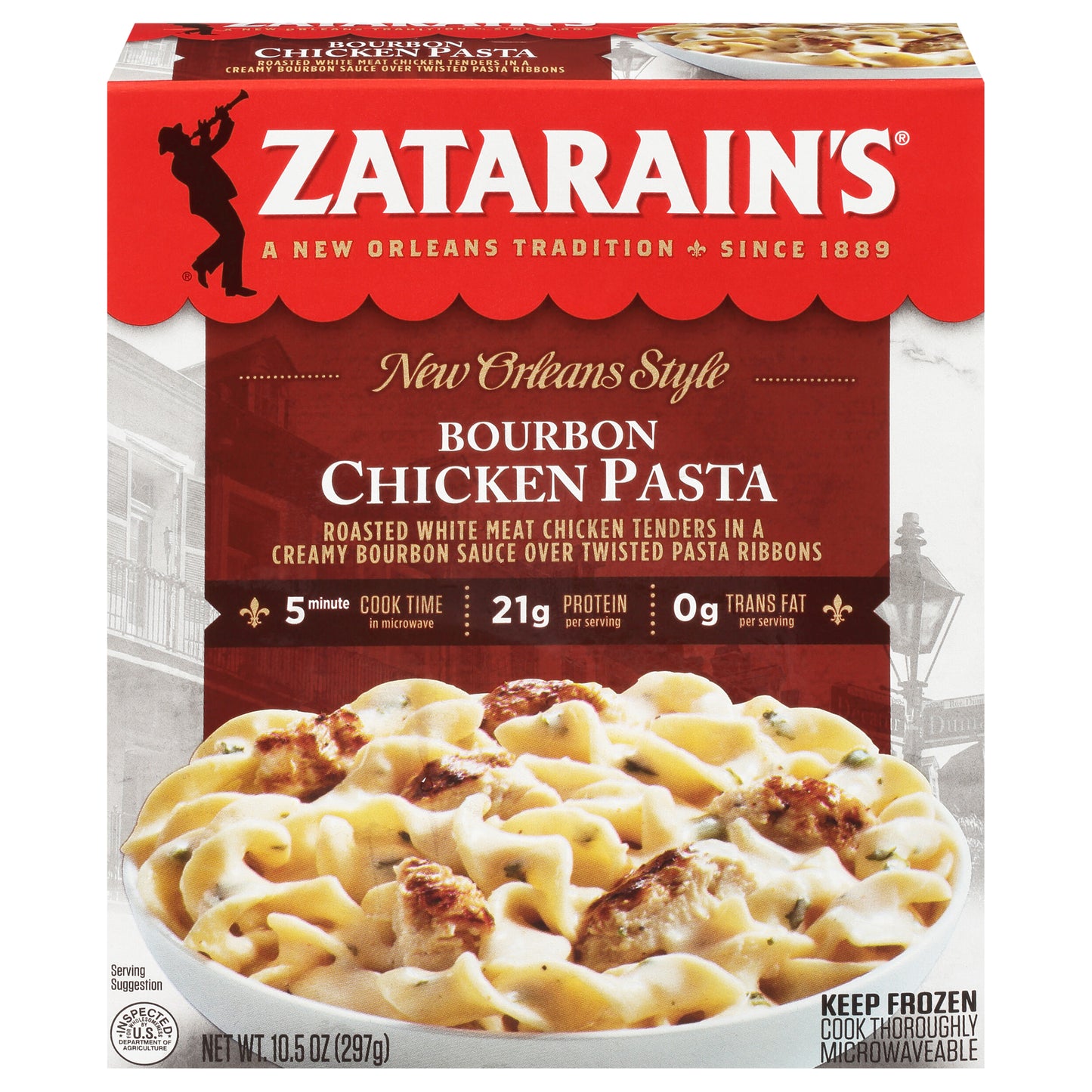Zatarain's Bourbon Chicken Pasta Bowl, 10.5 oz