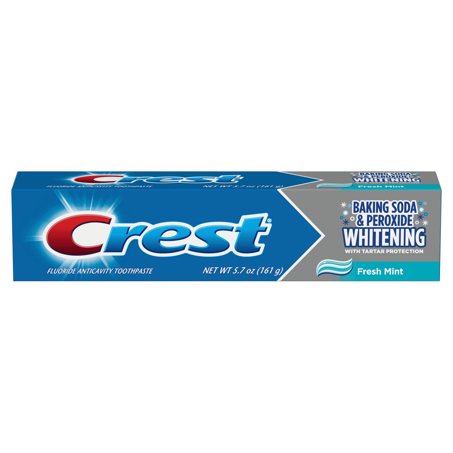 Crest Cavity & Tartar Protection Toothpaste, Whitening Baking Soda & Peroxide, 5.7 oz