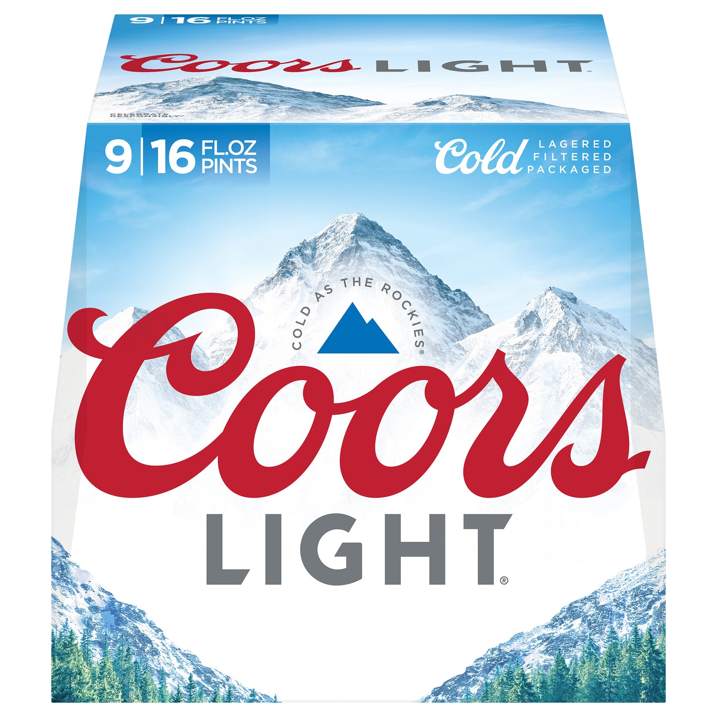 Coors Light Beer 9 ea