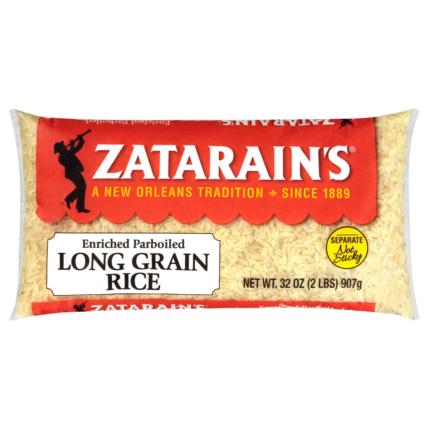 Zatarain's White Rice - Parboiled Long Grain, 2 lb