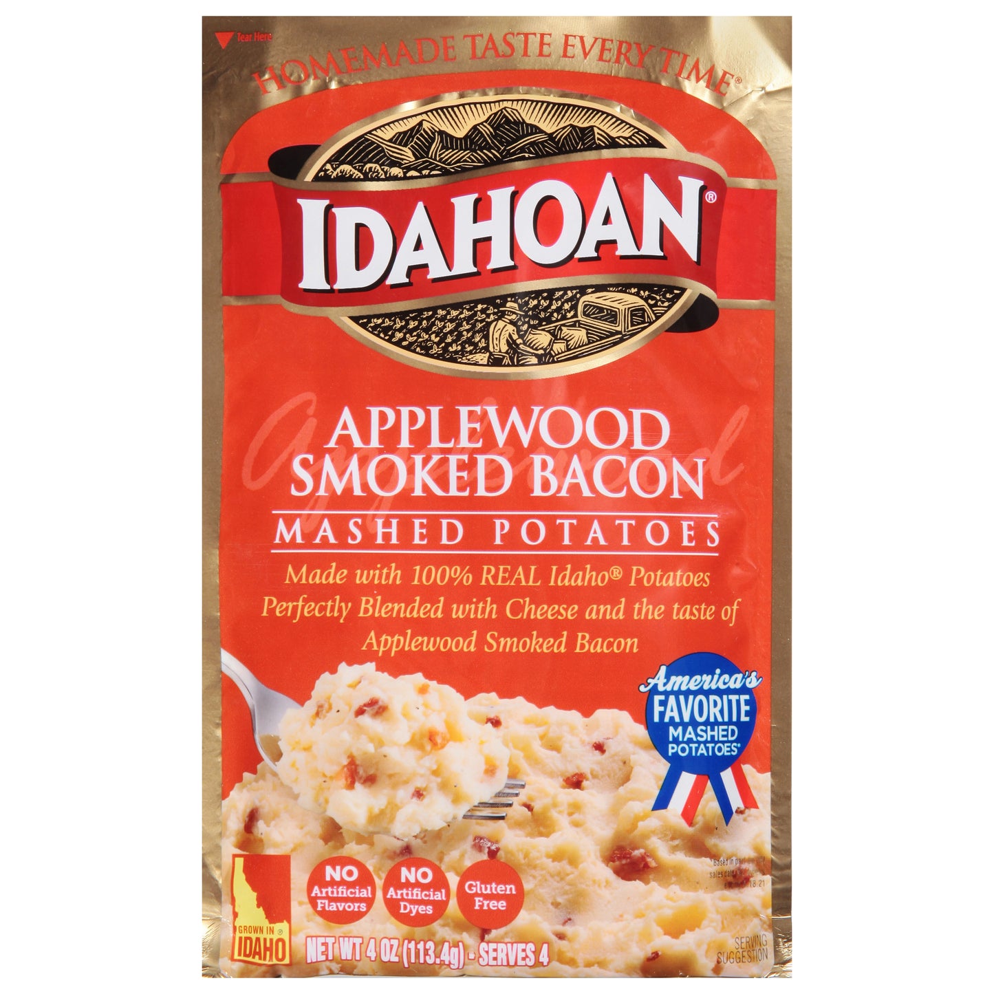 Idahoan Applewood Smoked Bacon Mashed Potatoes 4 oz