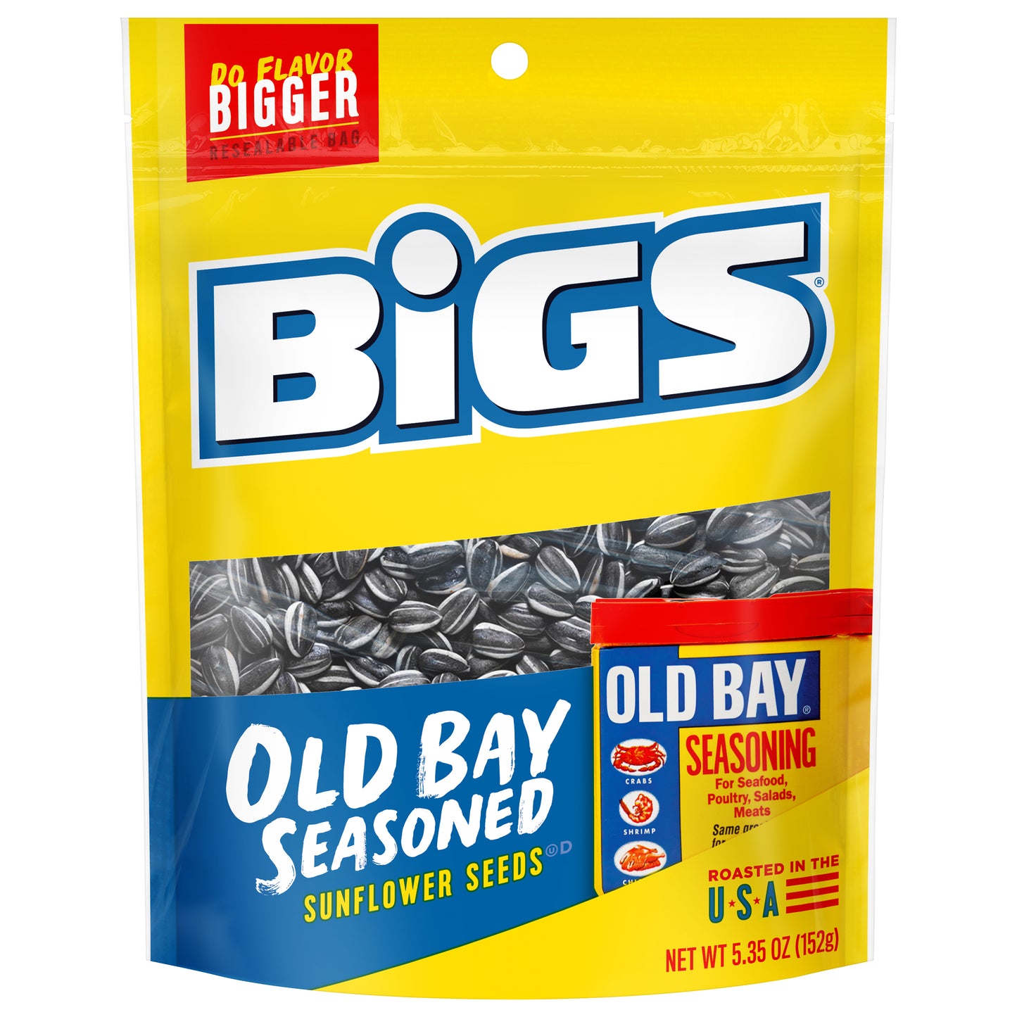 BIGS Old Bay Seasoned Sunflower Seeds, 5.35-oz. Bag