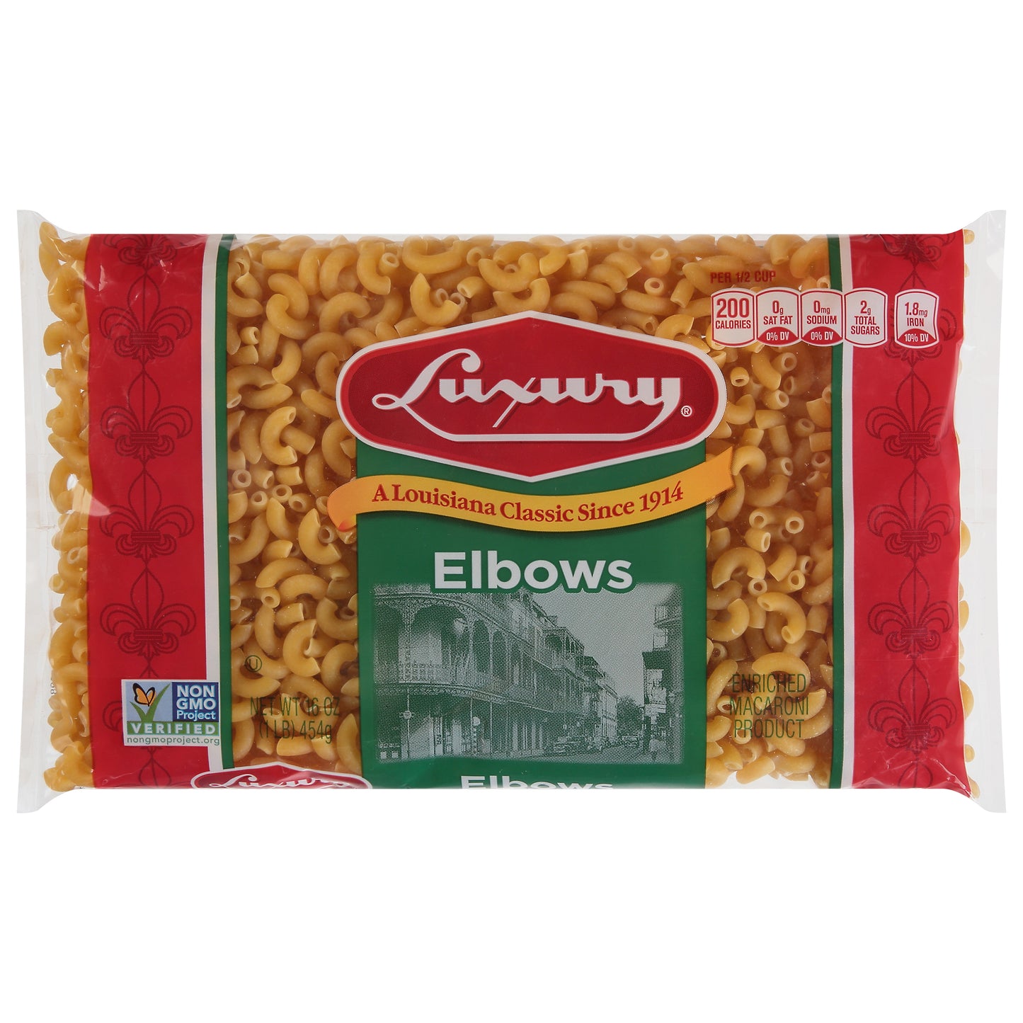 Luxury Elbows Pasta 16 oz