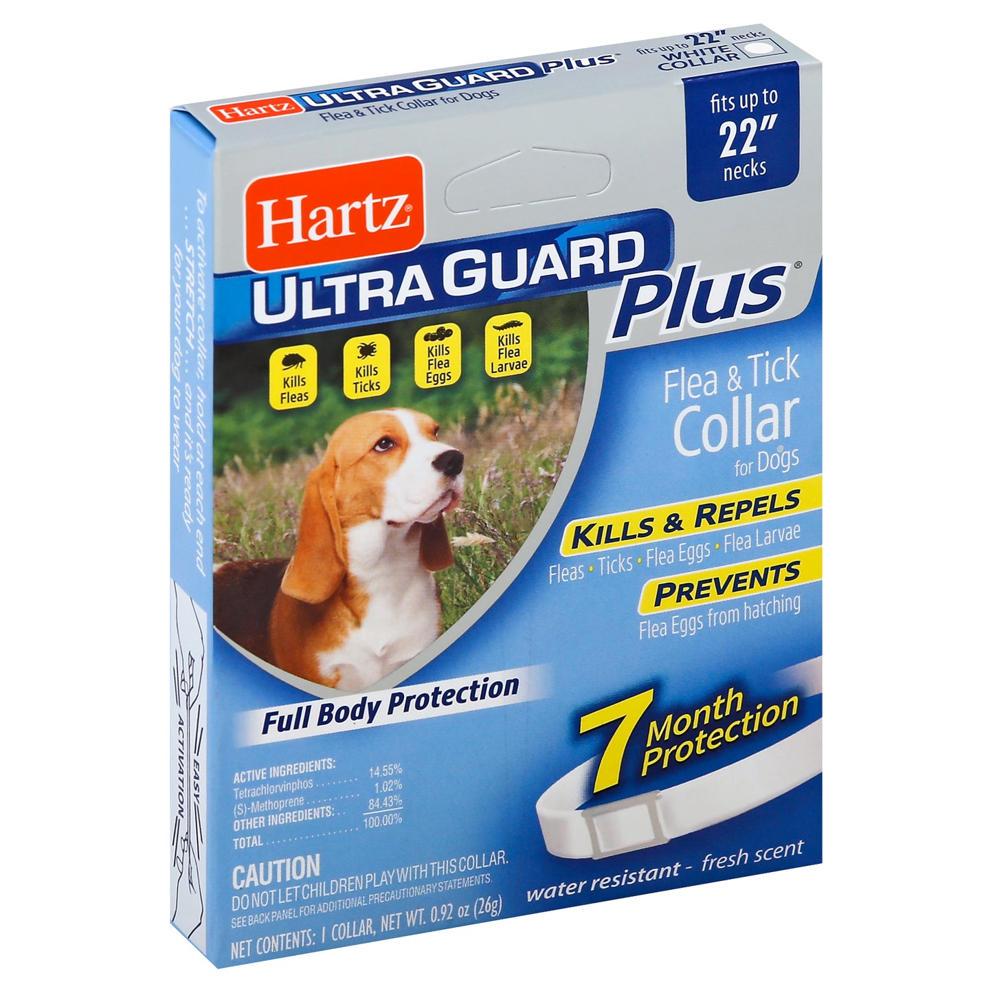 Hartz Flea & Tick Collar 1 ea - for Dogs fits up to 22" Necks