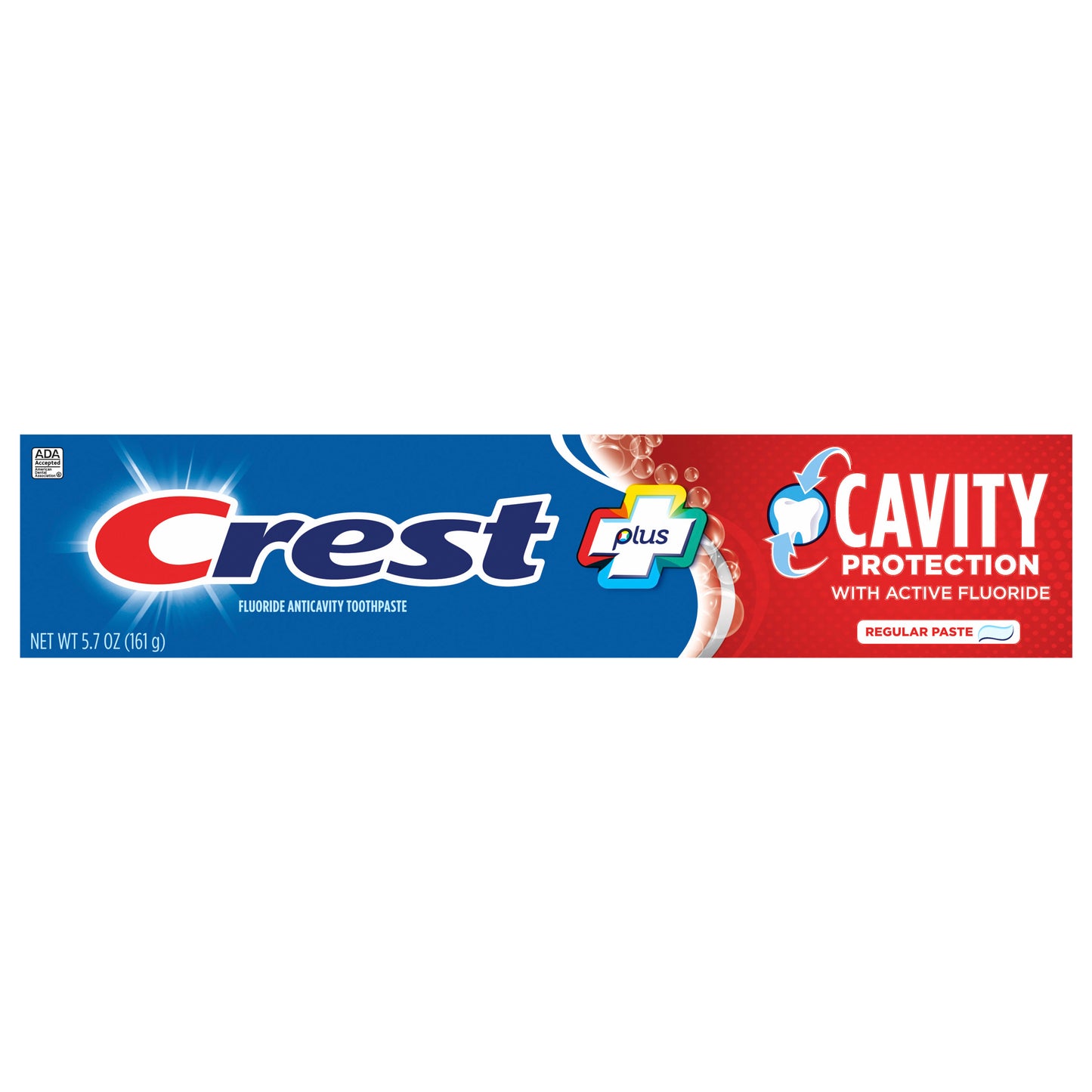 Crest Plus Cavity Protection Toothpaste, Regular Paste, 5.7 oz