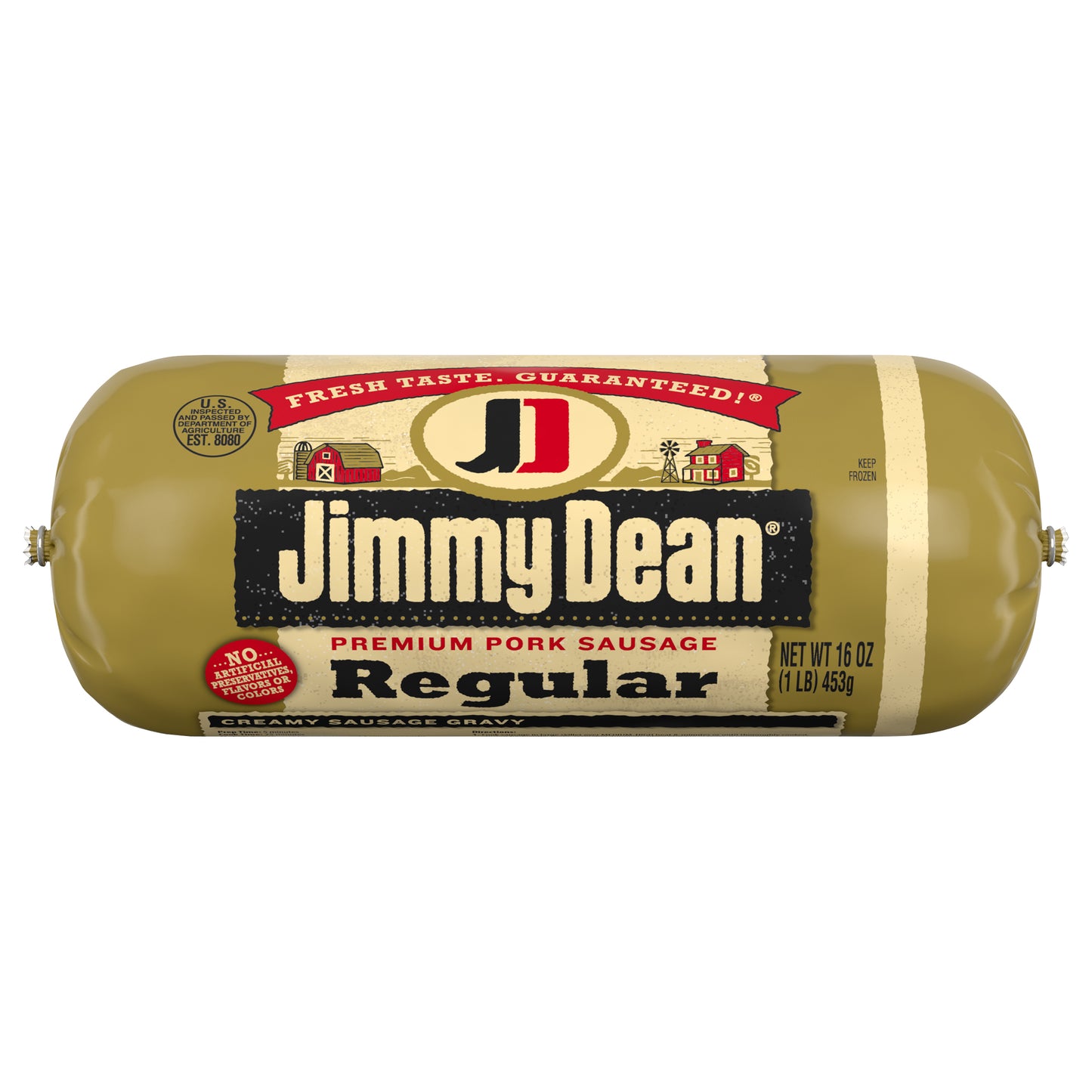 Jimmy Dean® Premium Pork Regular Breakfast Sausage Roll, 16 oz