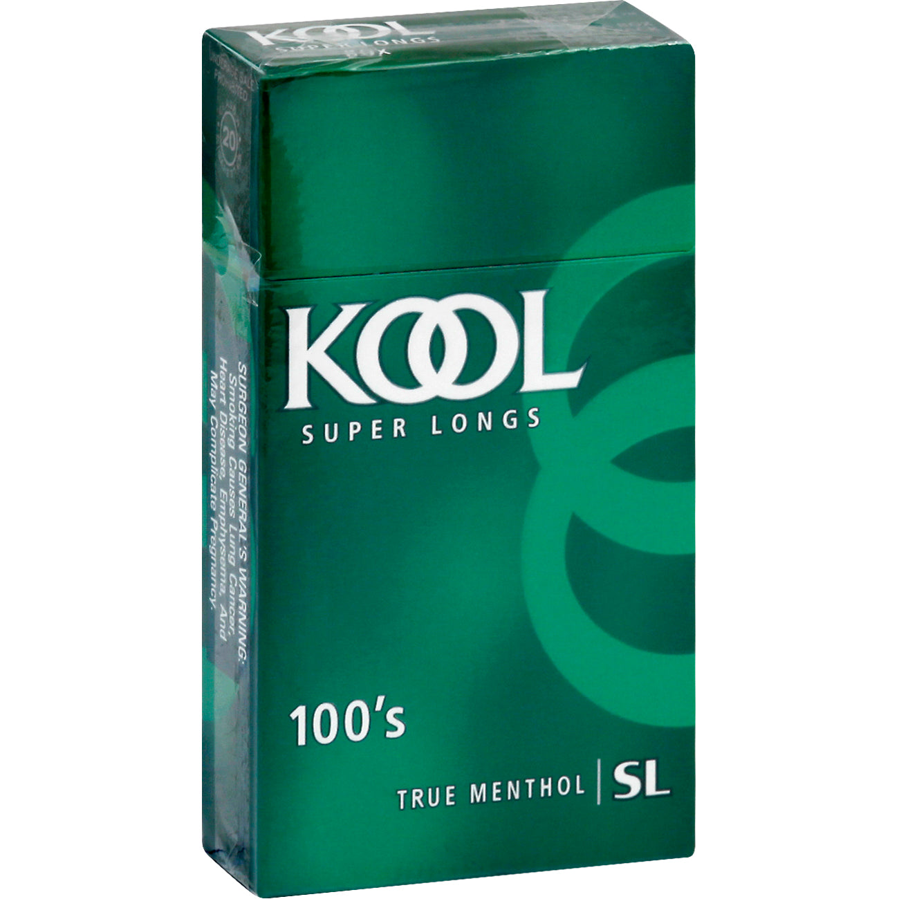 Kool Cigarettes 20 ea - KOOL SUPER LONGS l00's TRUE MENTHOL SL