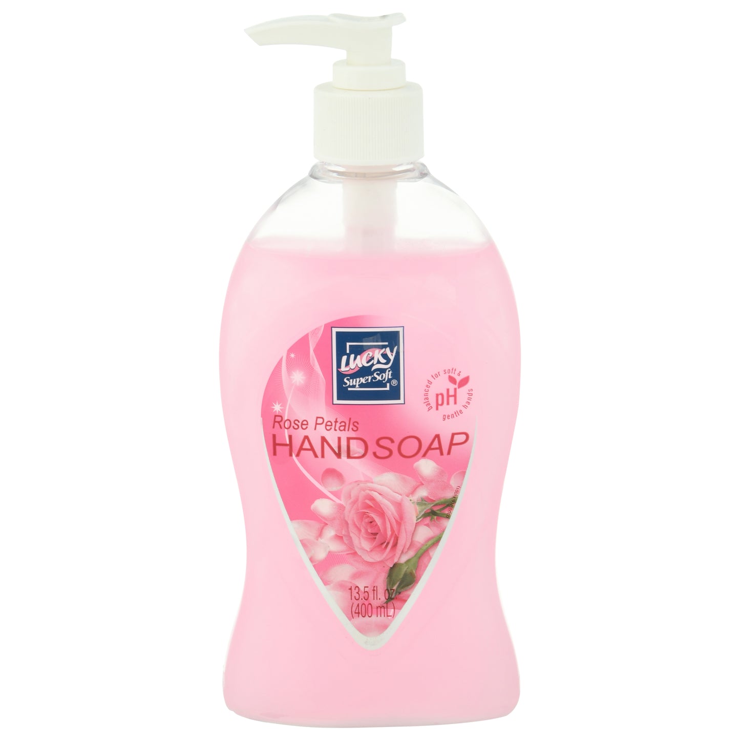 Lucky Super Soft Rose Petals Hand Soap 13.5 oz