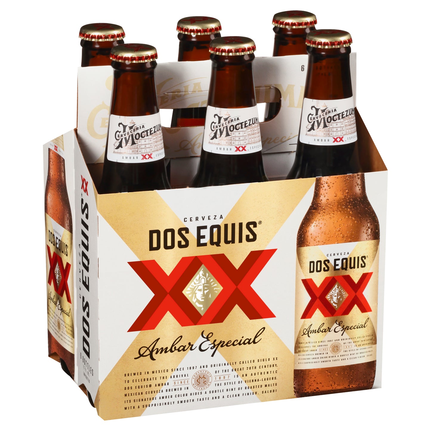 Dos Equis Imported Ambar Especial Beer 6 12 fl oz 6 ea Multipack