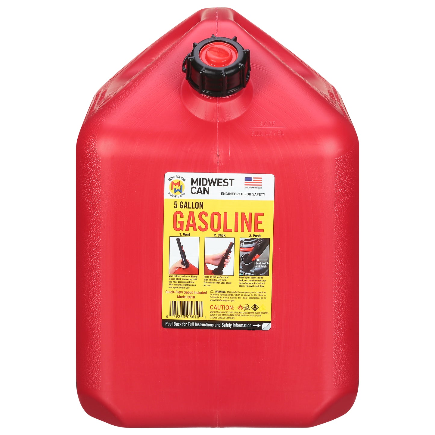 Midwest Can Gasoline Can 5 gal