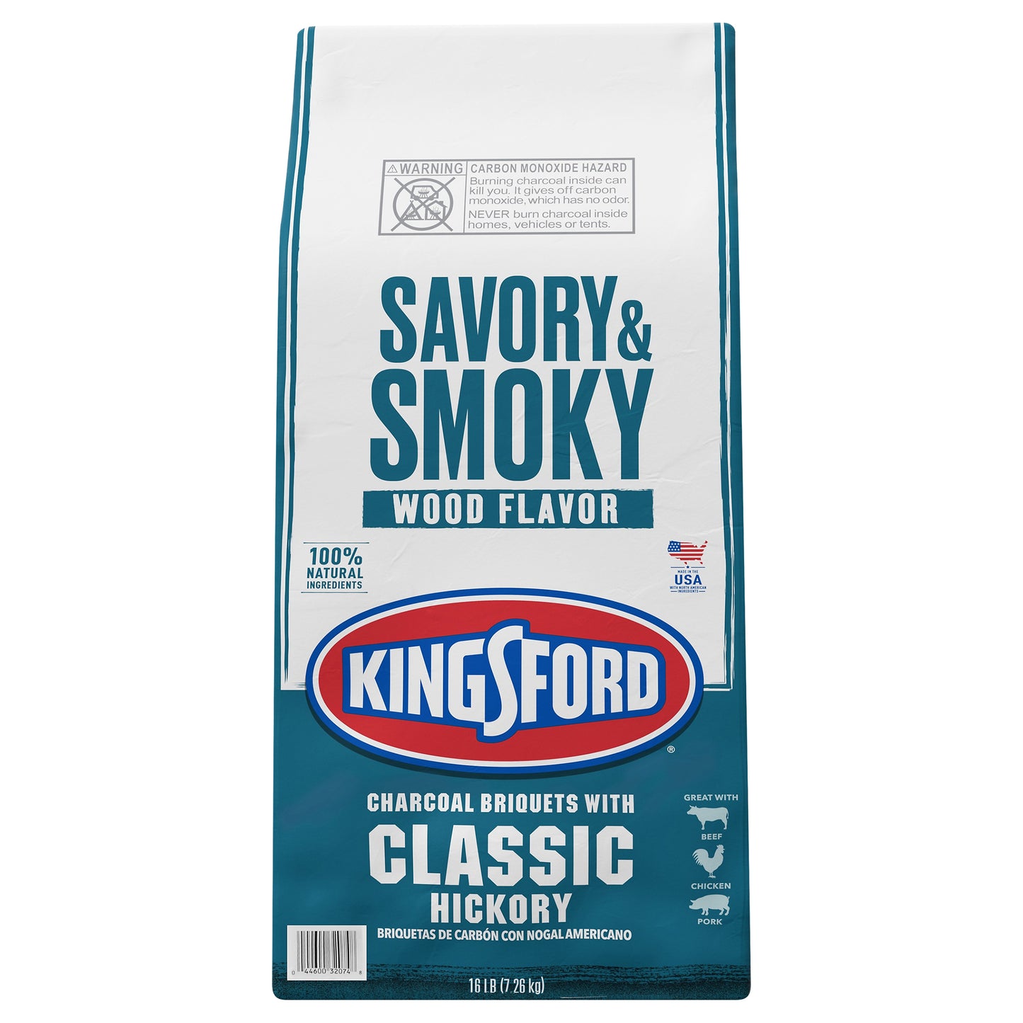 Kingsford Charcoal with Classic Hickory Briquettes