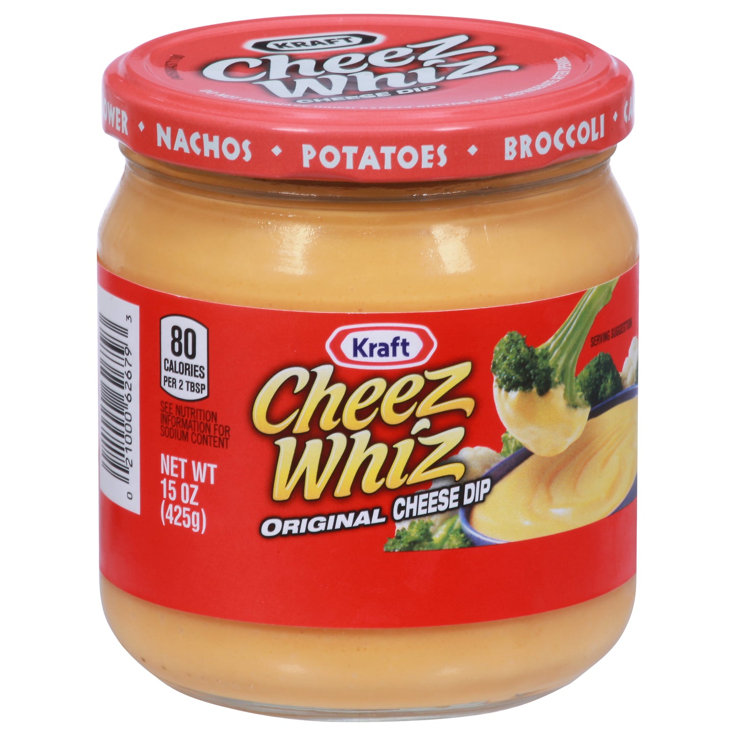 Kraft Cheez Whiz Original Cheese Dip 15 oz