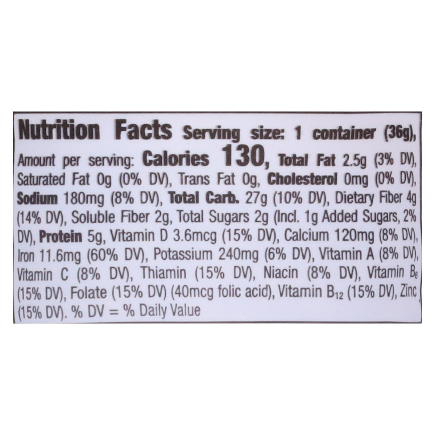 Cheerios Gluten Free Cereal 1.3 oz