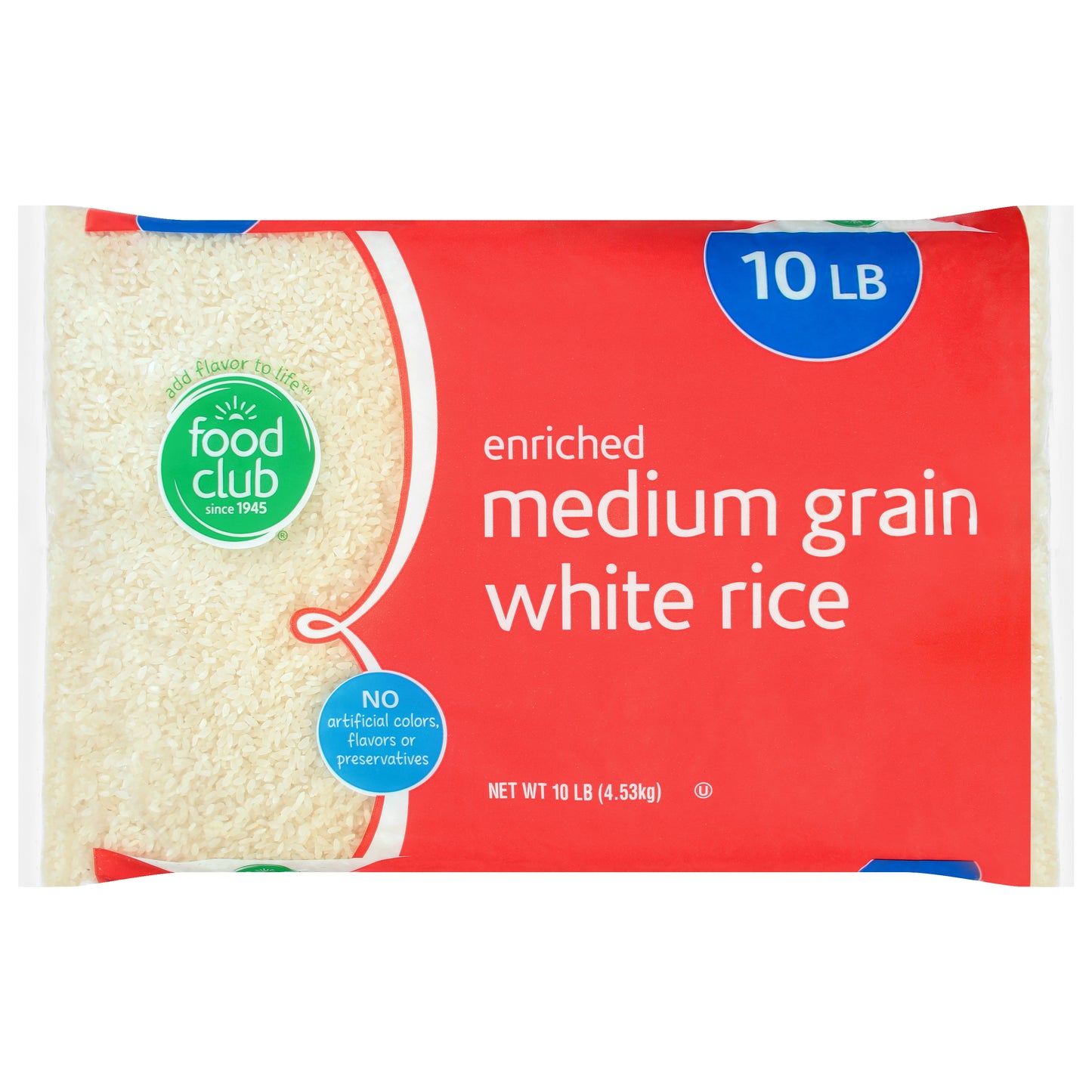 Food Club Medium Grain Enriched White Rice 10 lb