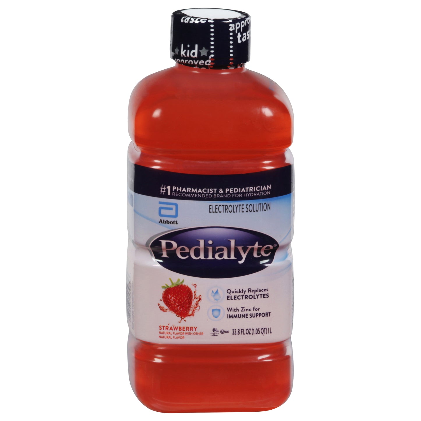 Pedialyte Strawberry Electrolyte Solution 33.8 fl oz