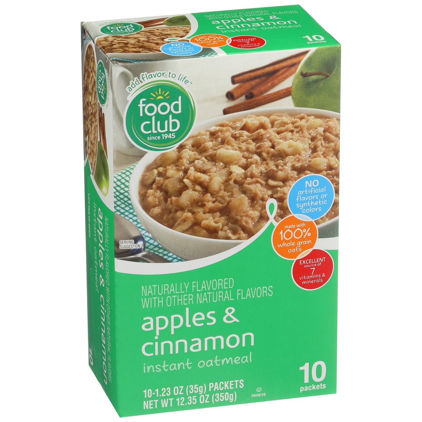 Apples & Cinnamon Instant Oatmeal