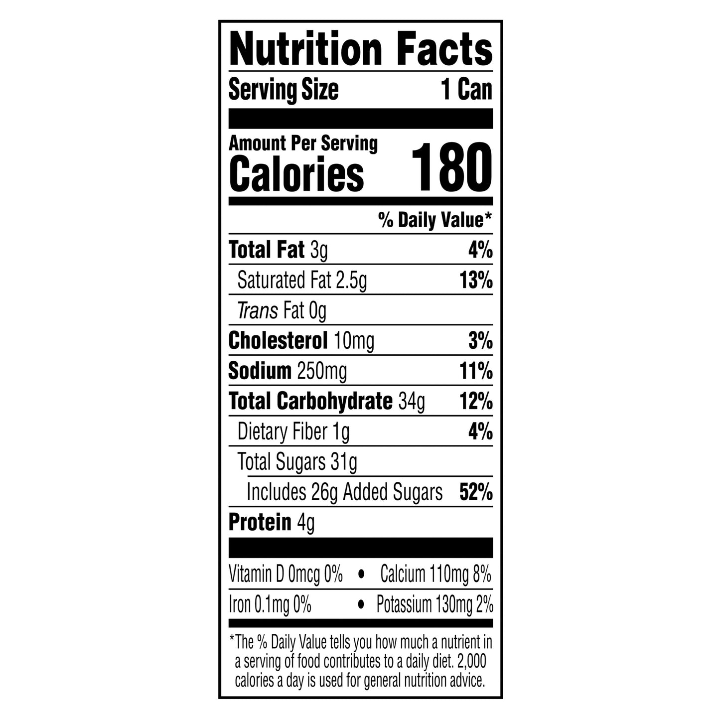 Dunkin' Double Café Mocha Iced Espresso Single Can, 15 fl oz