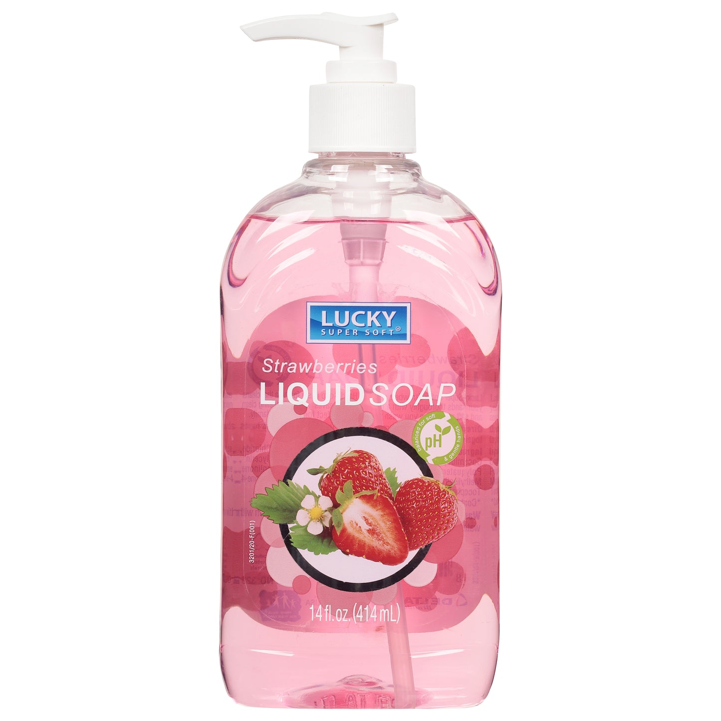 Lucky Super Soft Strawberries Liquid Soap 14 fl oz