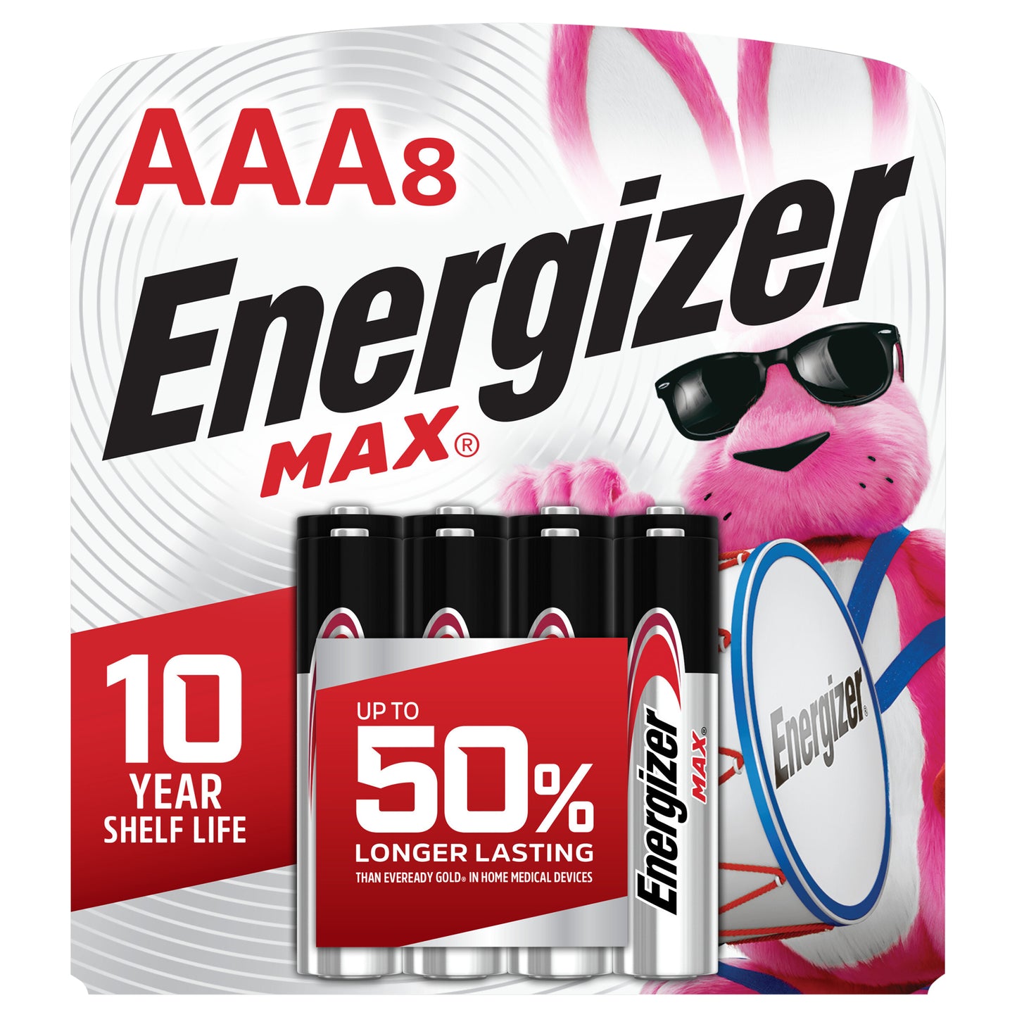 Energizer MAX AAA Batteries (8 Pack), Triple A Alkaline Batteries
