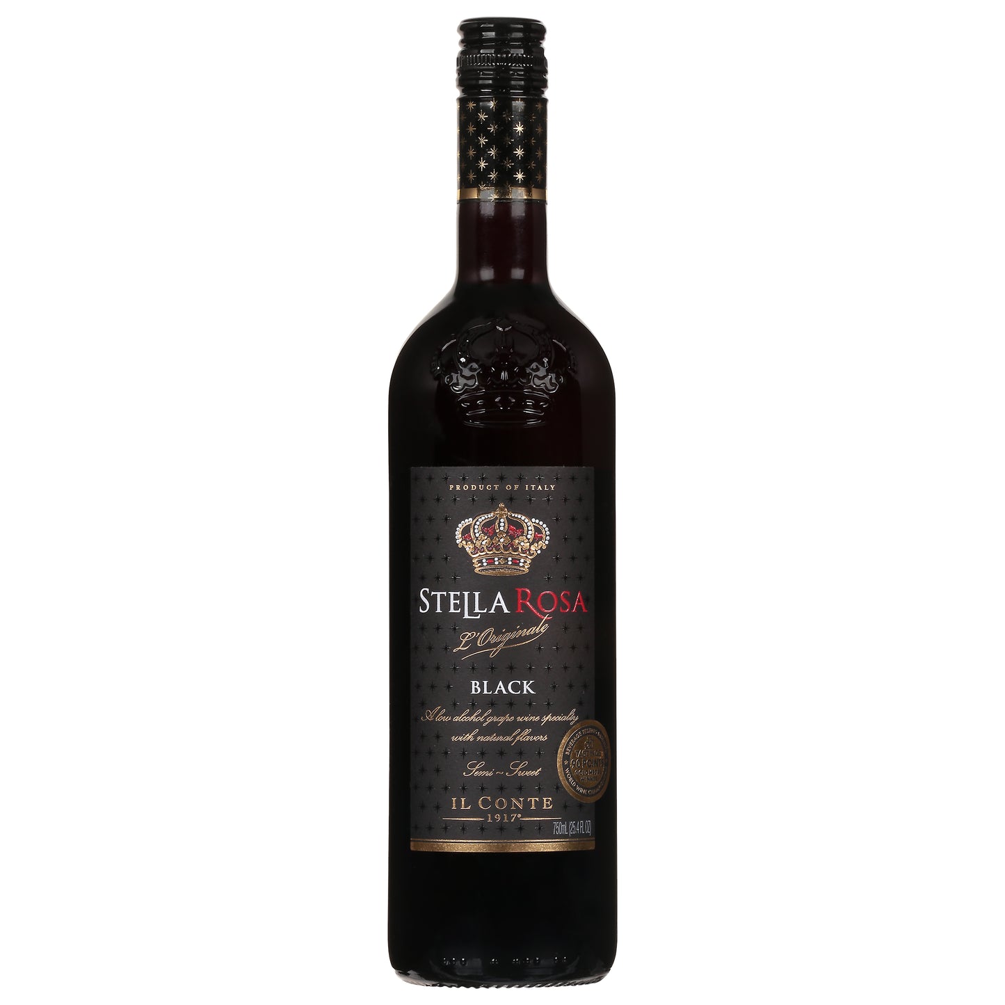Stella Rosa Black Semi-Sweet Red Wine 750mL