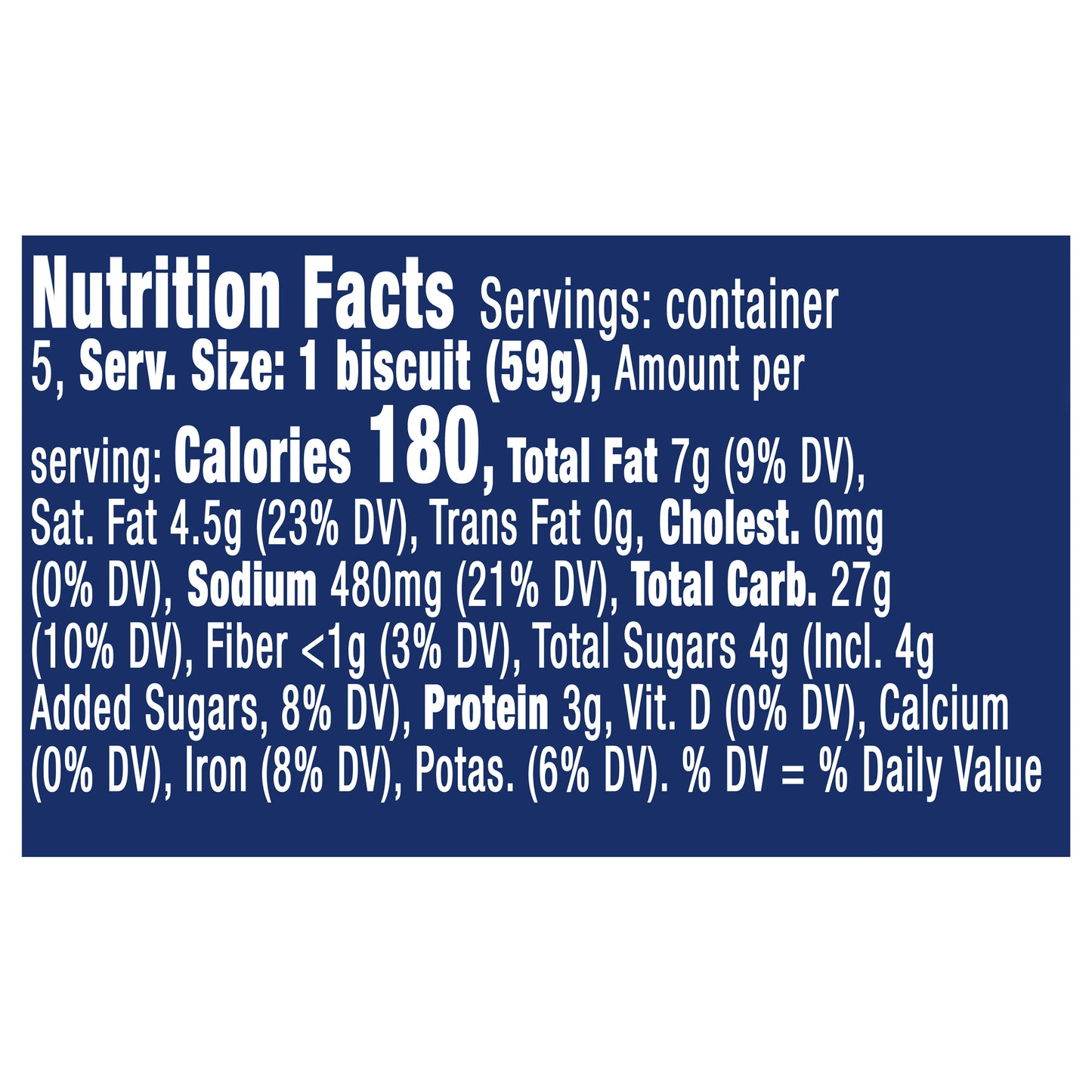 Pillsbury Grands! Southern Homestyle Buttermilk Biscuits, 5 Ct, 10.2 oz