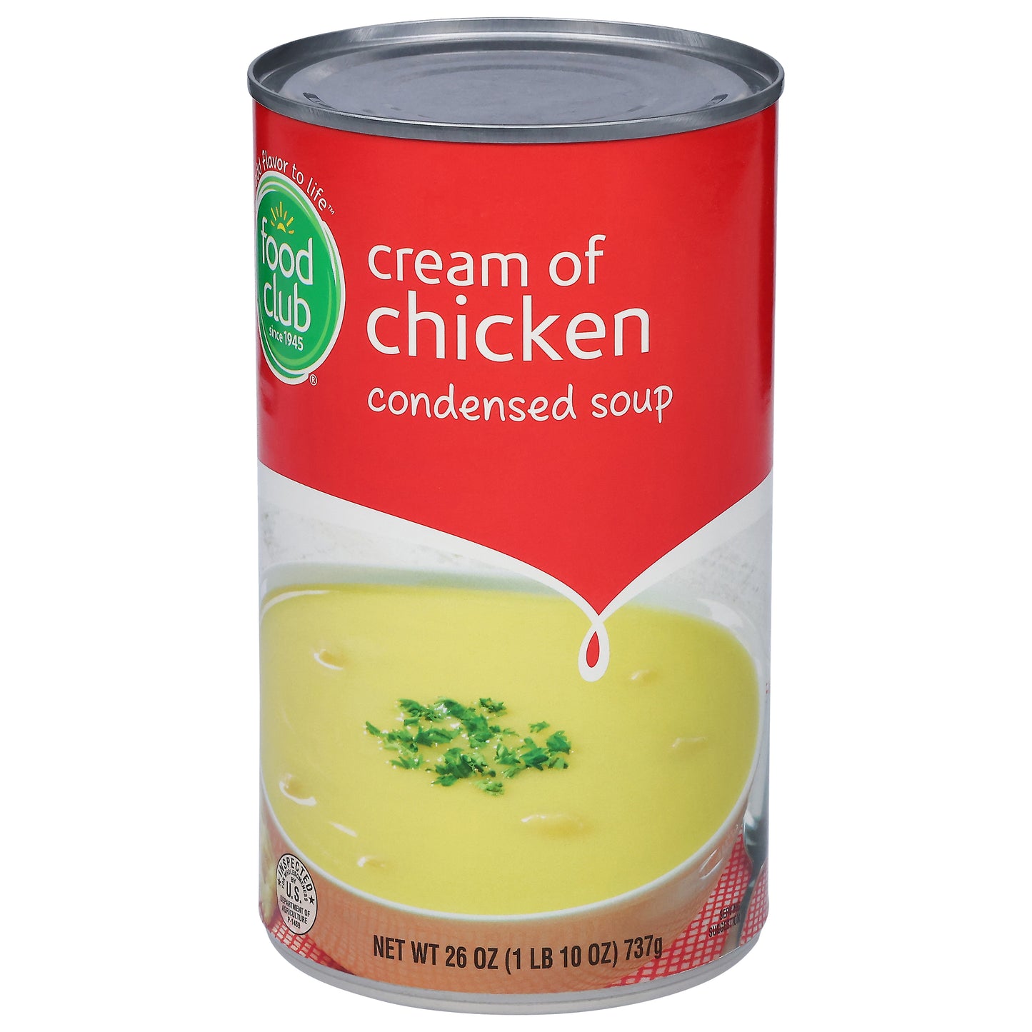 Food Club Cream of Chicken Condensed Soup 26 oz