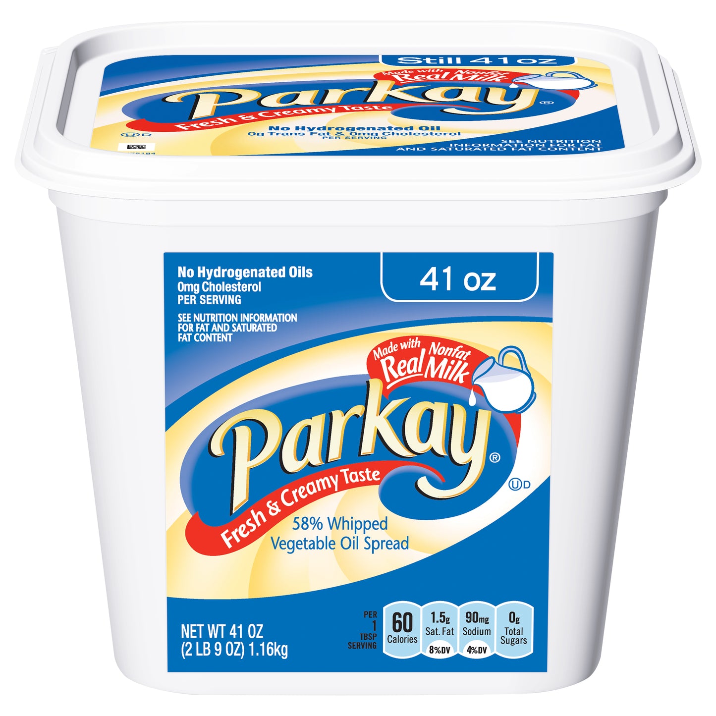 Parkay Original Vegetable Oil Spread, Made With Real Nonfat Milk, 41 OZ