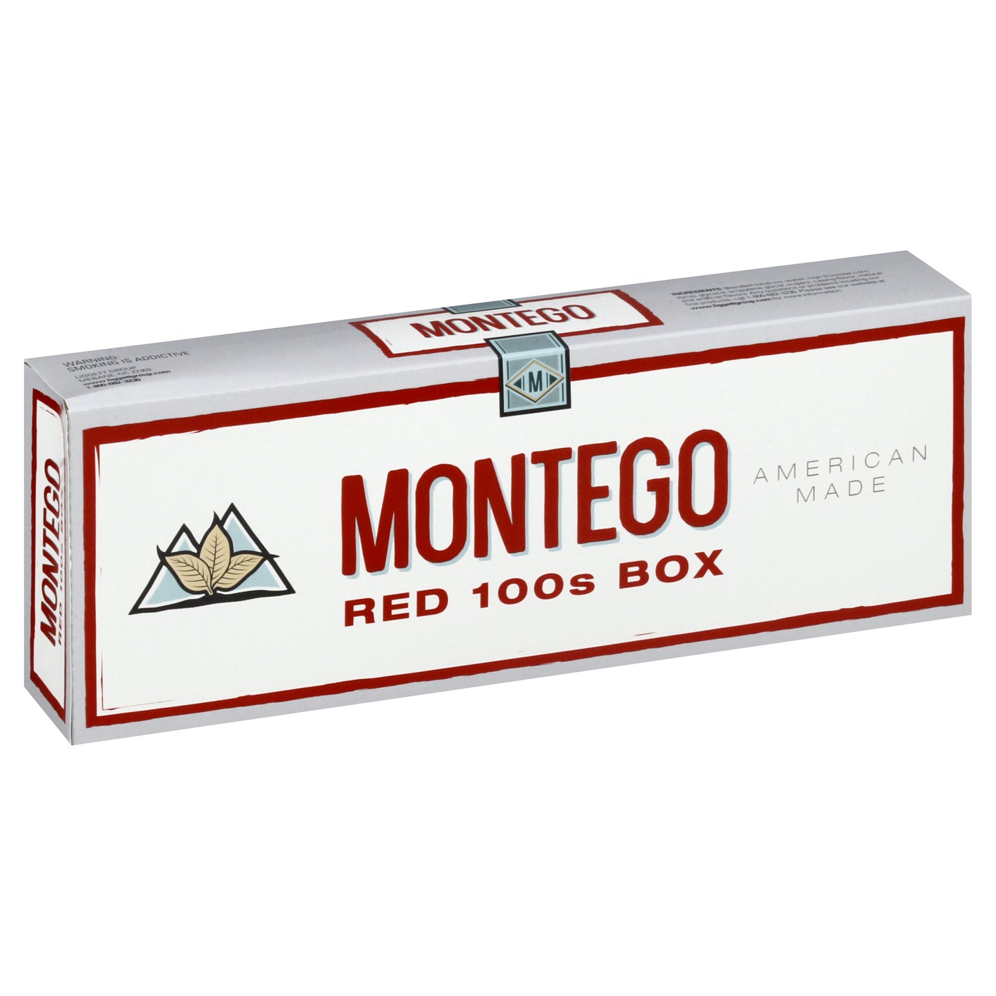 Montego Class A 100s Red Cigarette 200 ea
