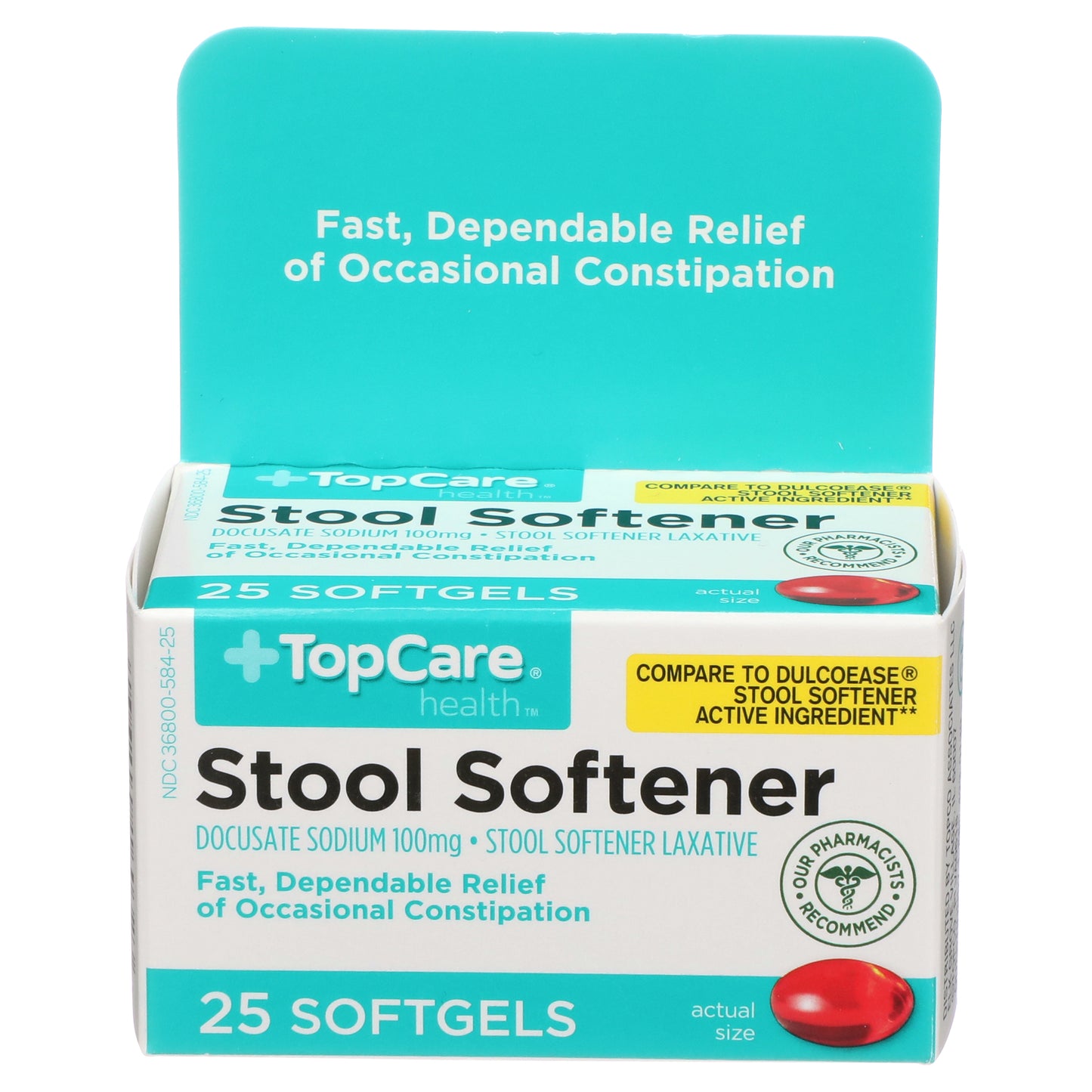 TopCare TOPCARE STOOL SOFTNER SFTGL 25 CT