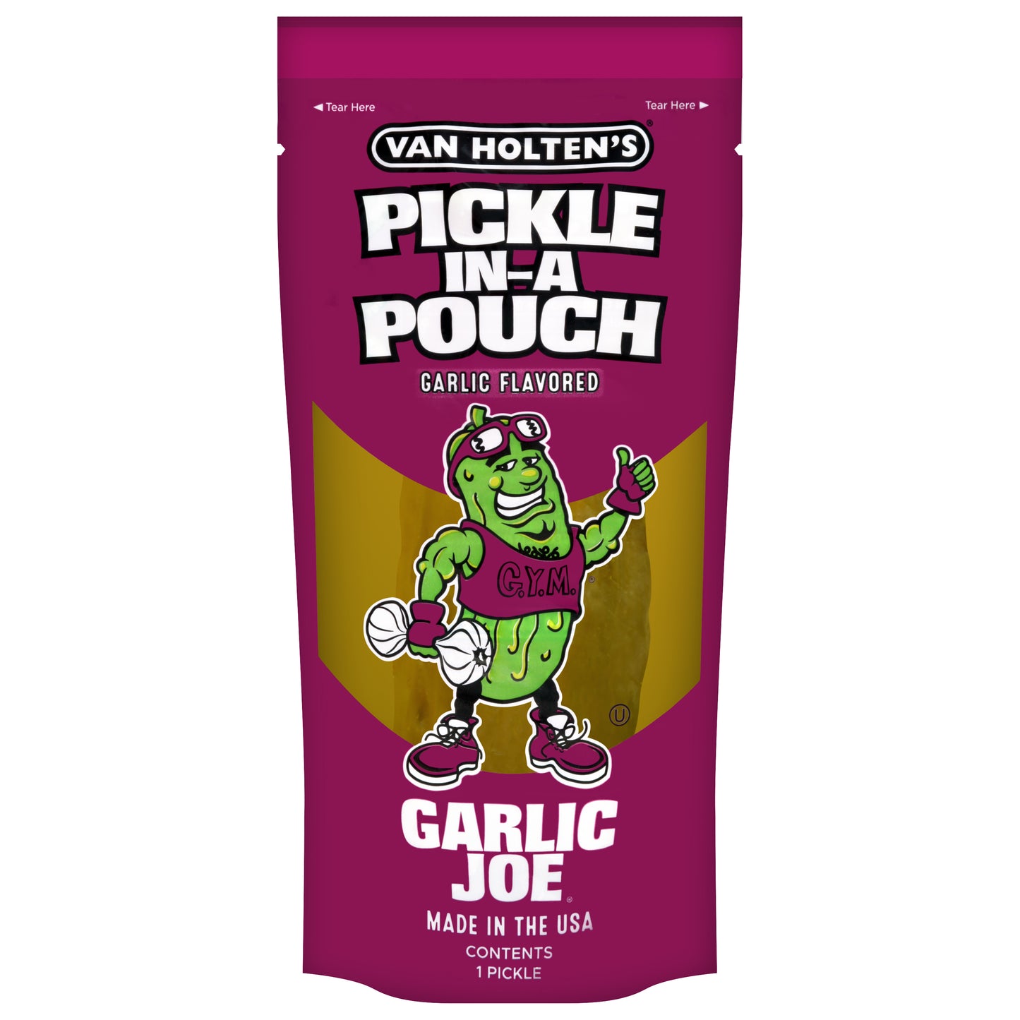 Van Holten's Garlic Joe Garlic Flavored Pickle-in-a-Pouch 1 ea