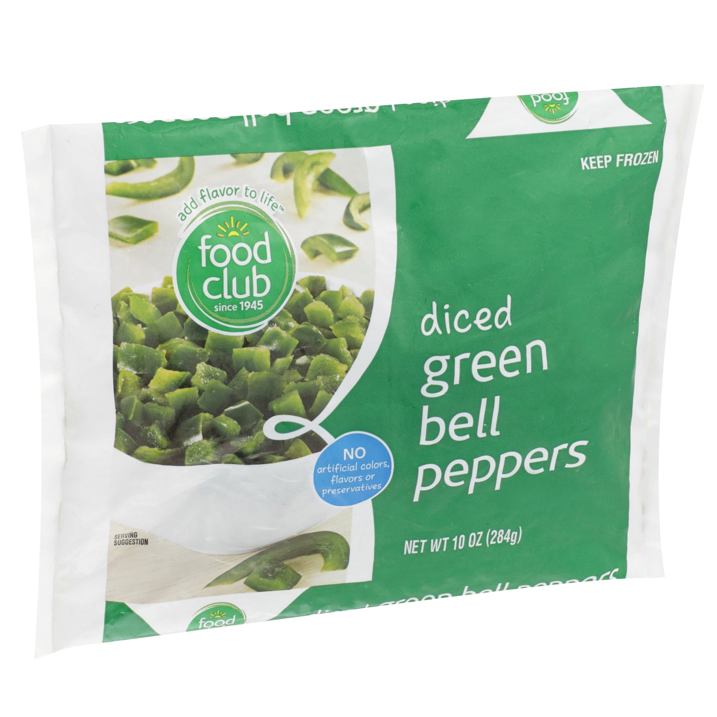 Food Club Diced Green Bell Peppers