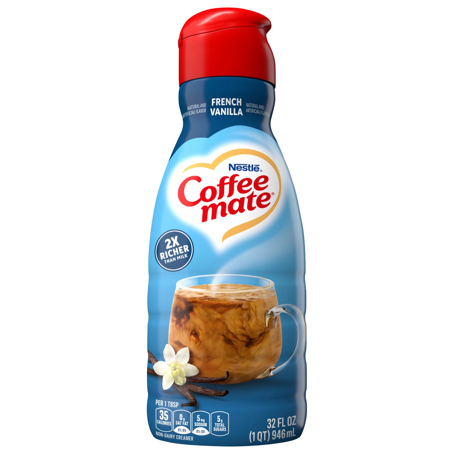 Nestle Coffee Mate French Vanilla Liquid Coffee Creamer 32 fl oz.