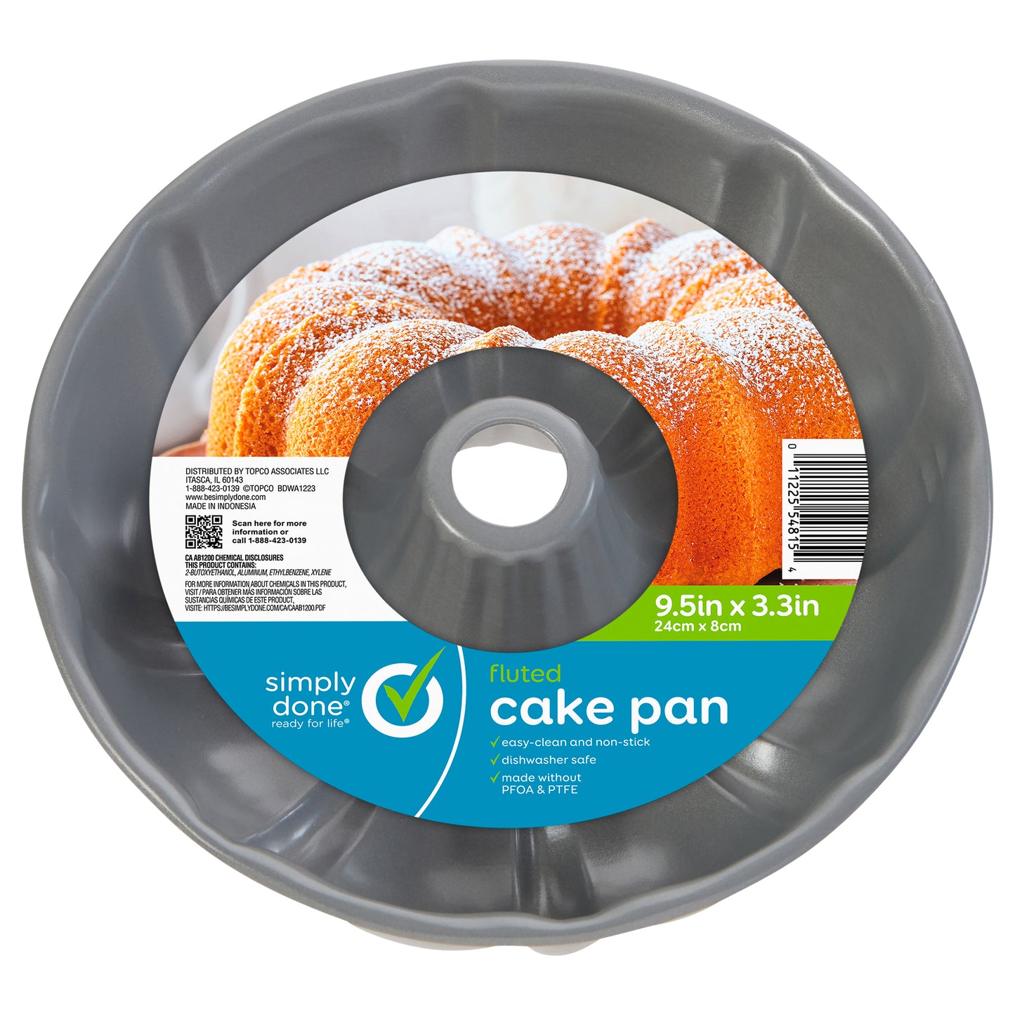 Simply Done Fluted Cake Pan 1 ea